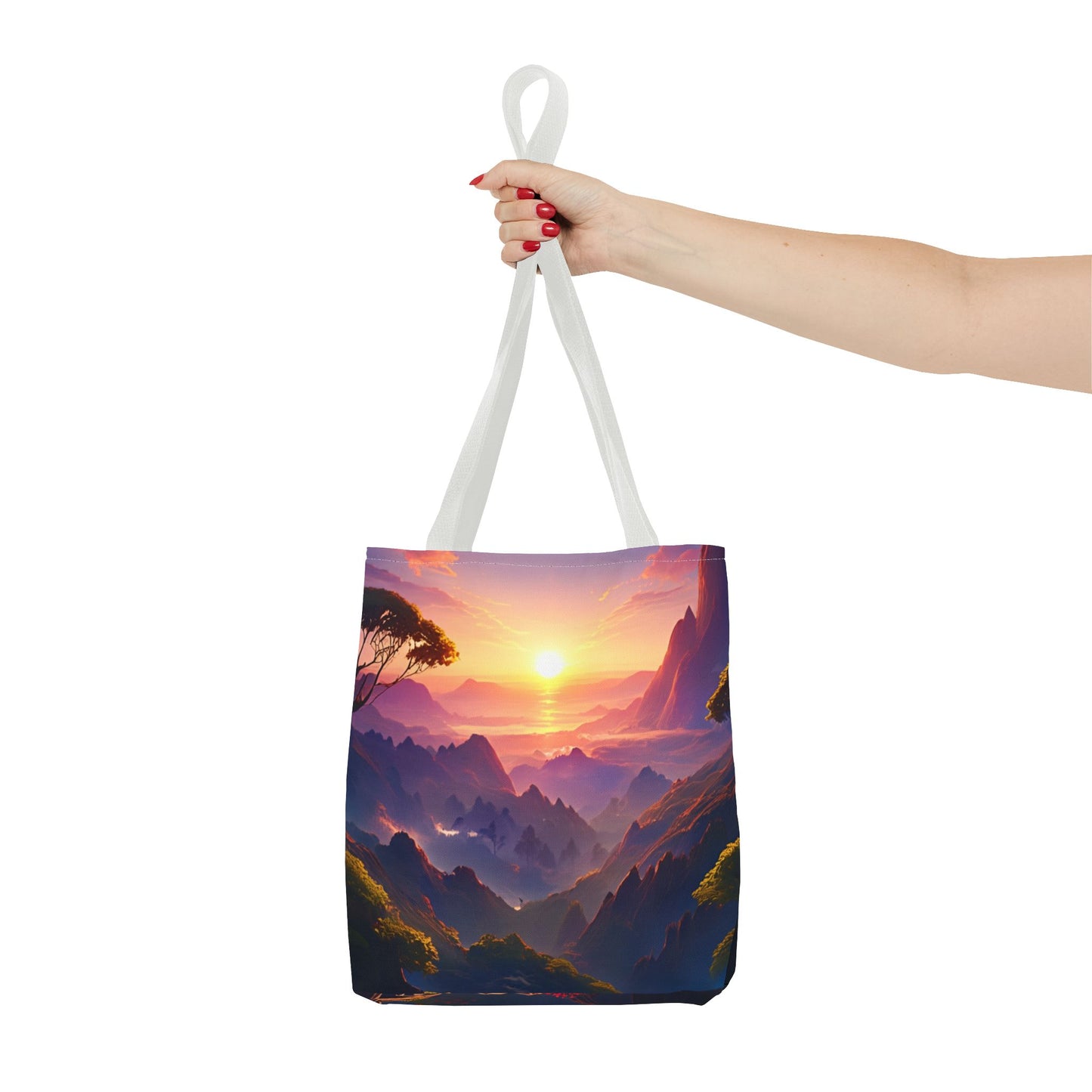 Sunset Landscape Tote Bag