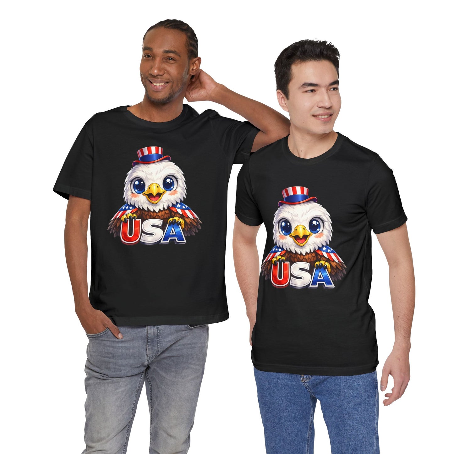 Cute USA Eagle Shirt, Patriotic Eagle T Shirt, Fourth Of July Shirt, American Flag Eagle Tee, Freedom Graphic Shirt, USA Pride Top