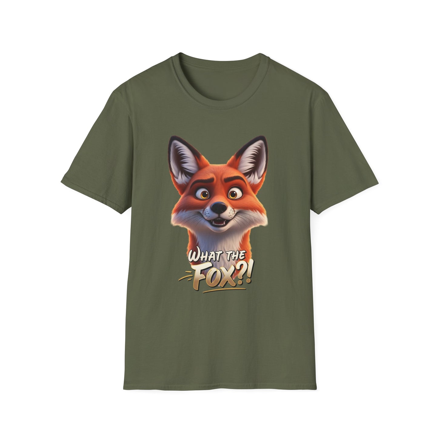 What The Fox T-Shirt, Funny Fox Graphic Tee, Animal Lover Shirt, Cute Pun Gift, Woodland Animal Top, Fun Casual Shirt For Men And Women