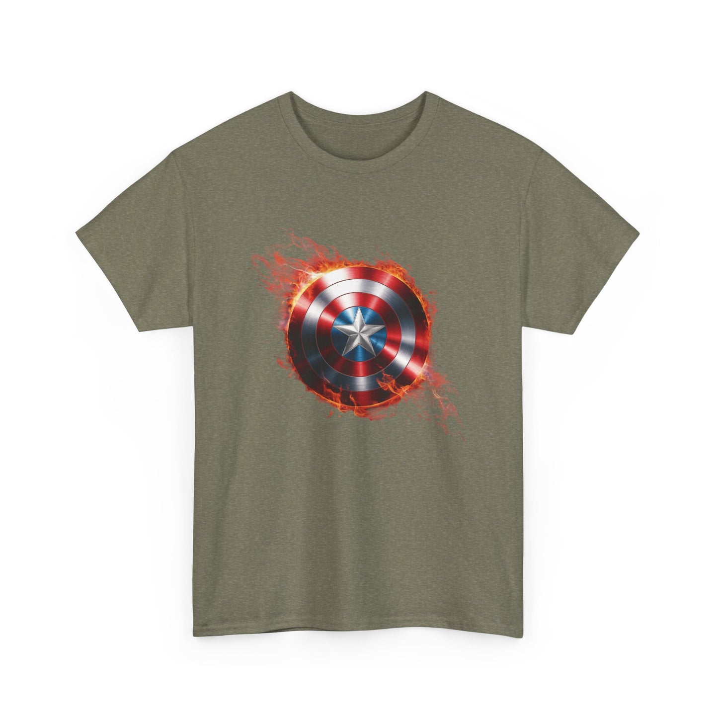 Captain America Flame Tee