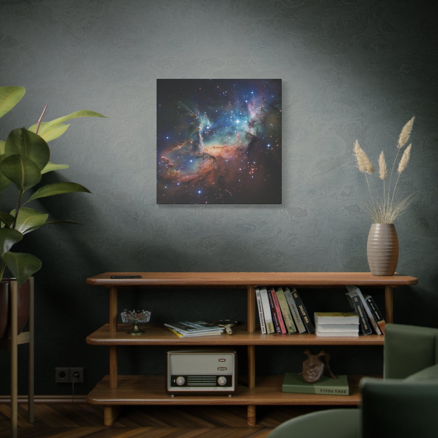 Cosmic Art Canvas Nebula Wall Decor Space Art Galactic Home Decor Modern Art Office Decor