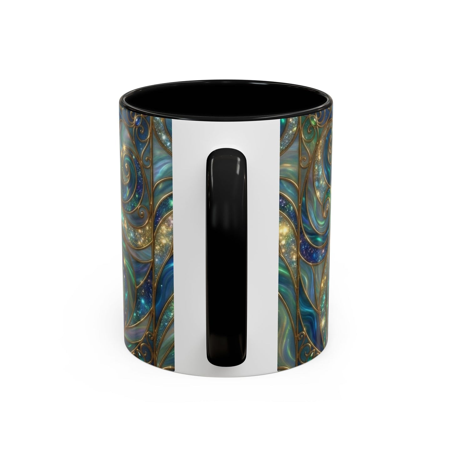 Hummingbird Stained Glass Mug, Colorful Art Coffee Mug, Bird Lover Gift, Nature Inspired Ceramic Mug, Tea Cup