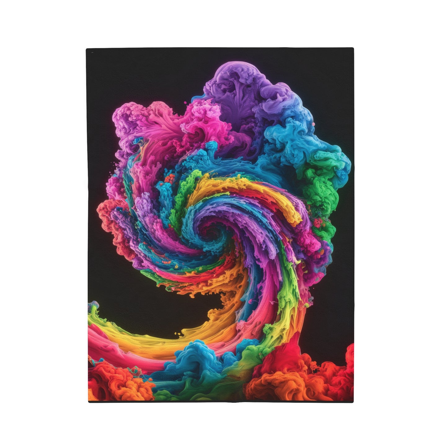 Colorful Swirl Blanket