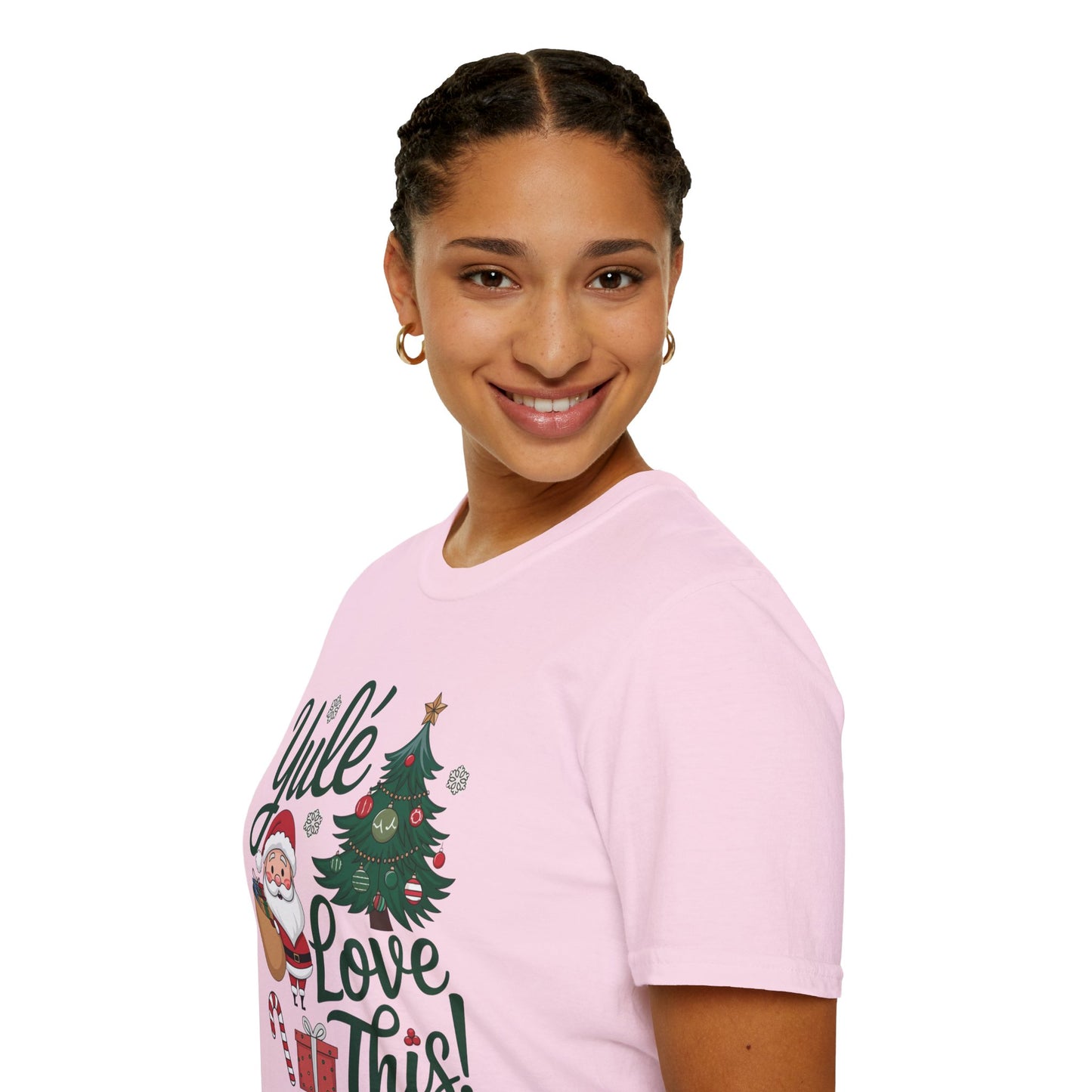 Yulé Love This Christmas T-Shirt, Funny Santa Holiday Tee, Cute Pun Xmas Shirt, Festive Unisex Top, Fun Gift For Friends And Family