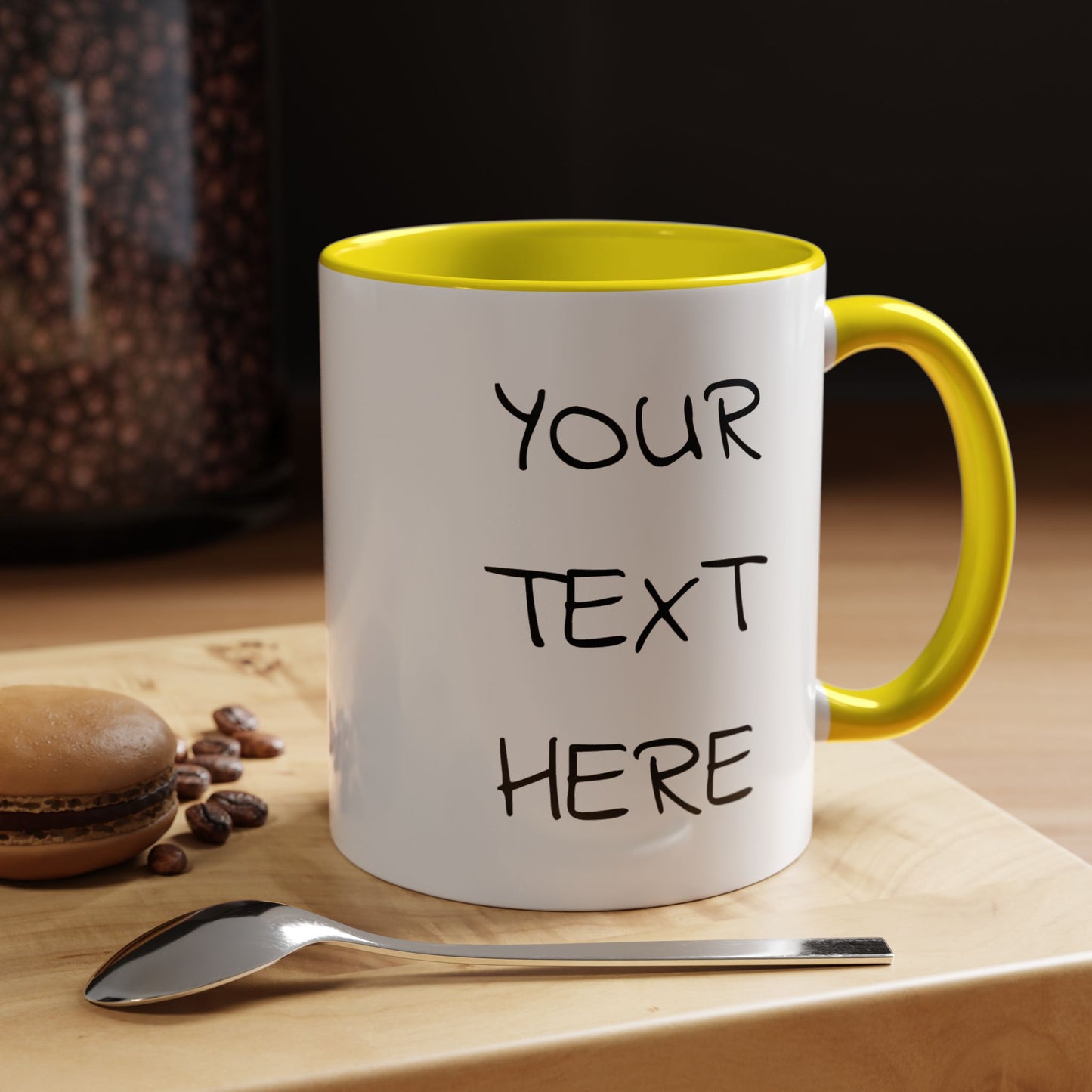 Personalized Teacher Mug, Best Teacher Ever Gift, Custom Educator Coffee Cup, 3D Gold Balloon Design, Teacher Appreciation Present