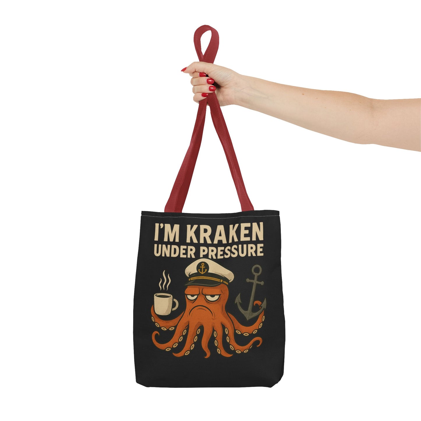 Stressed Octopus Tote Bag Nautical Bag Beach Tote Ocean Reusable Bag Seaside