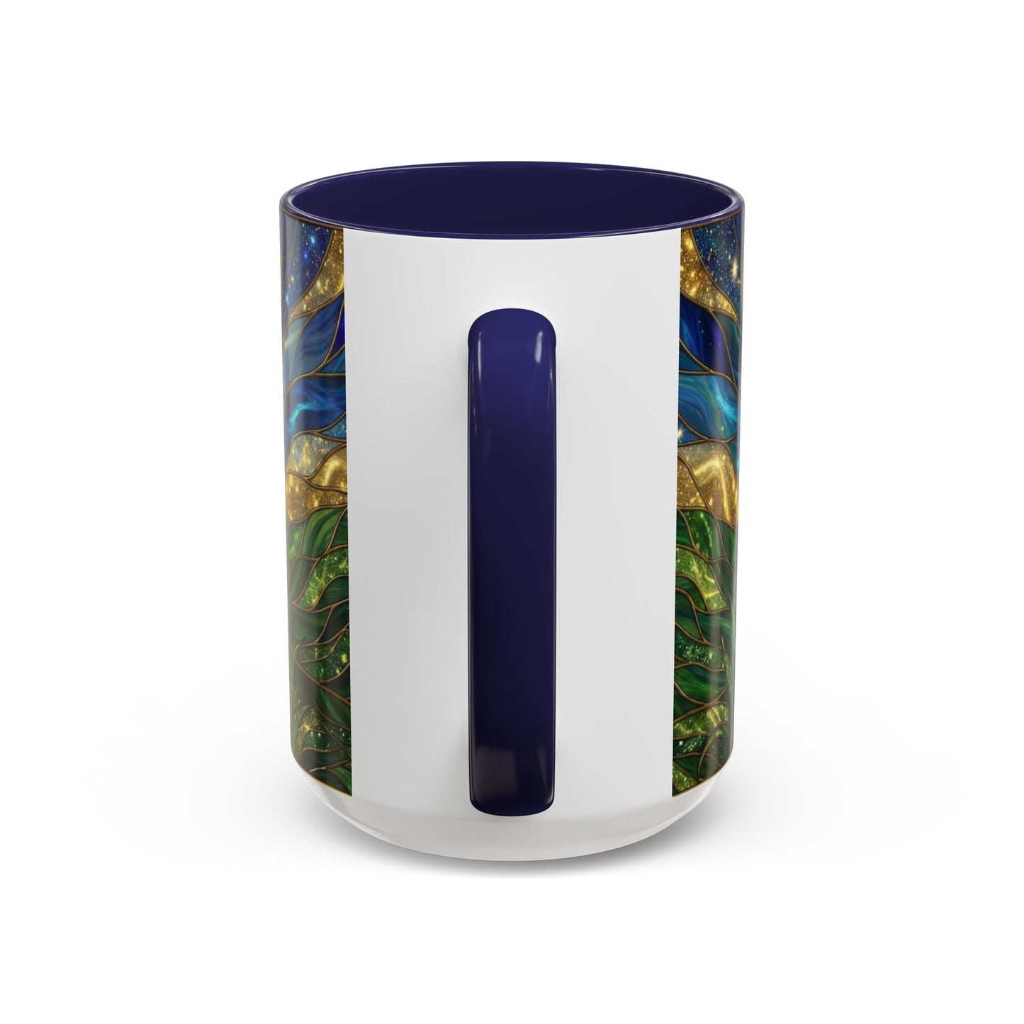 Christian Cross Mug, Stained Glass Cross Coffee Mug, Religious Gift For Christian, Faith Based Mug, Inspirational Bible Mug