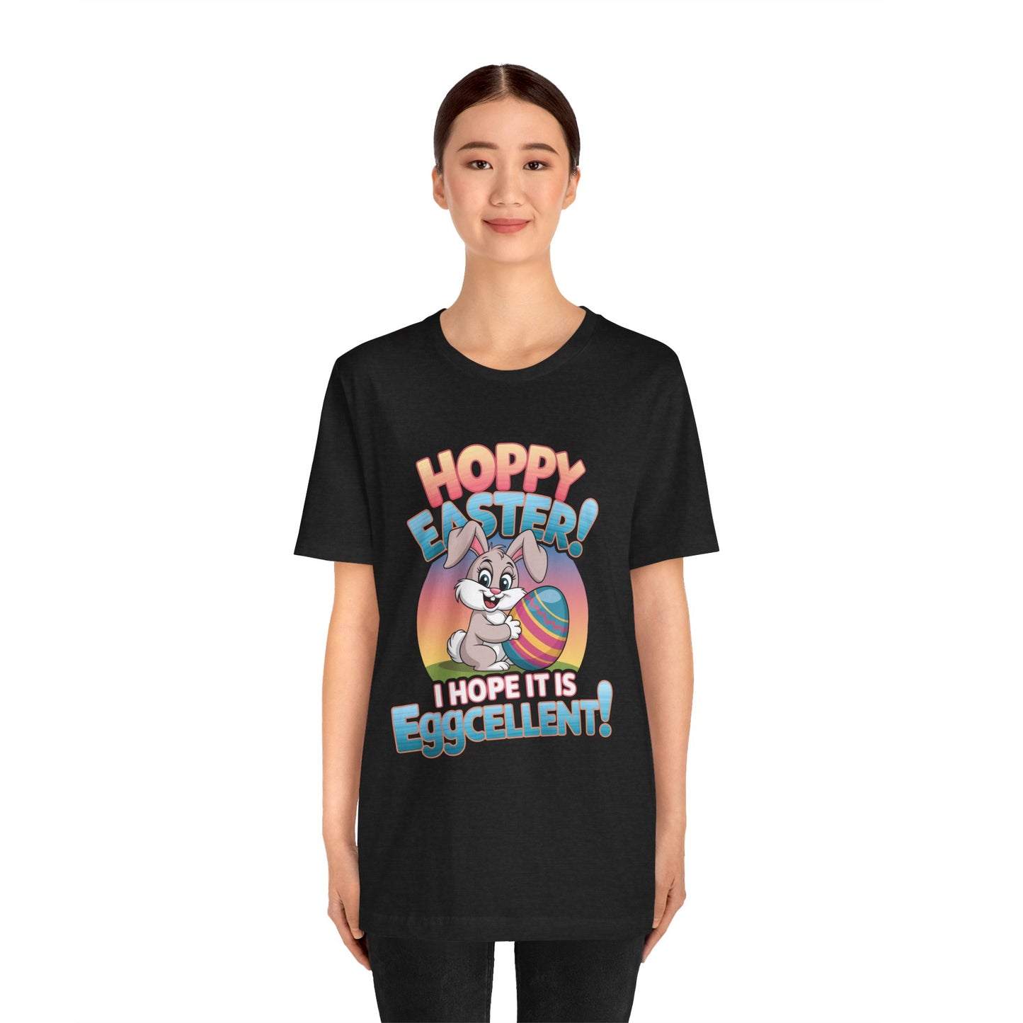 Happy Easter Unisex Tee Easter Shirt Easter Bunny T Shirt Easter Apparel Easter Bunny Outfit