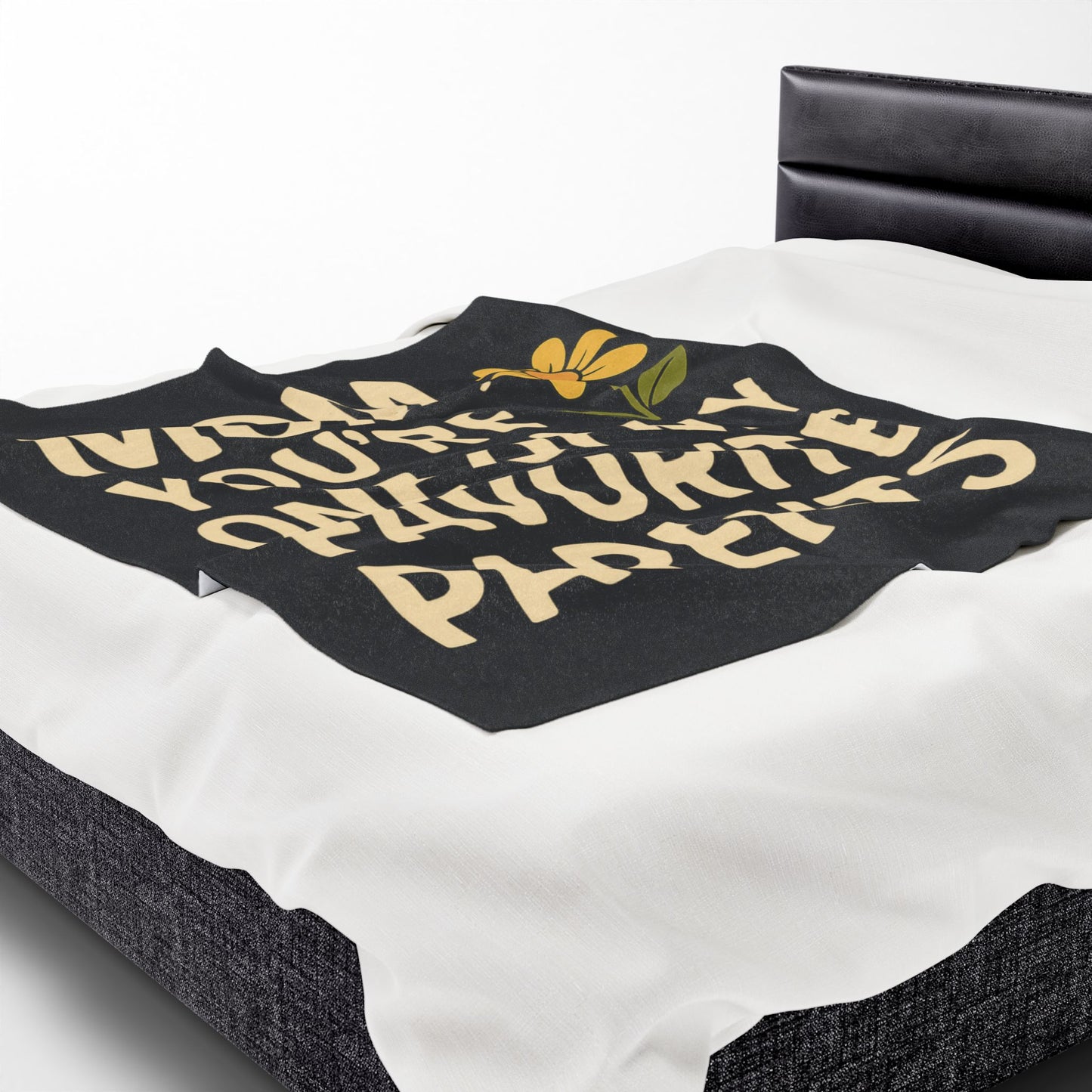 Velveteen Plush Blanket - Mom You're One of My Favorite Parents Mother's Day Throw Blanket Mom Decor