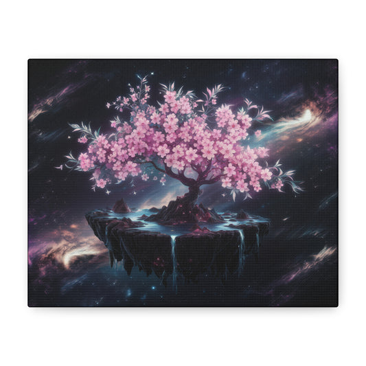 Cherry Tree Space Canvas