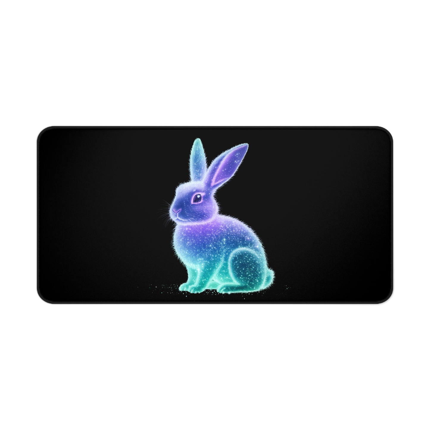 Desk Mat Bioluminescent Easter Bunny Easter Mouse Pad Easter Bunny Office Decor