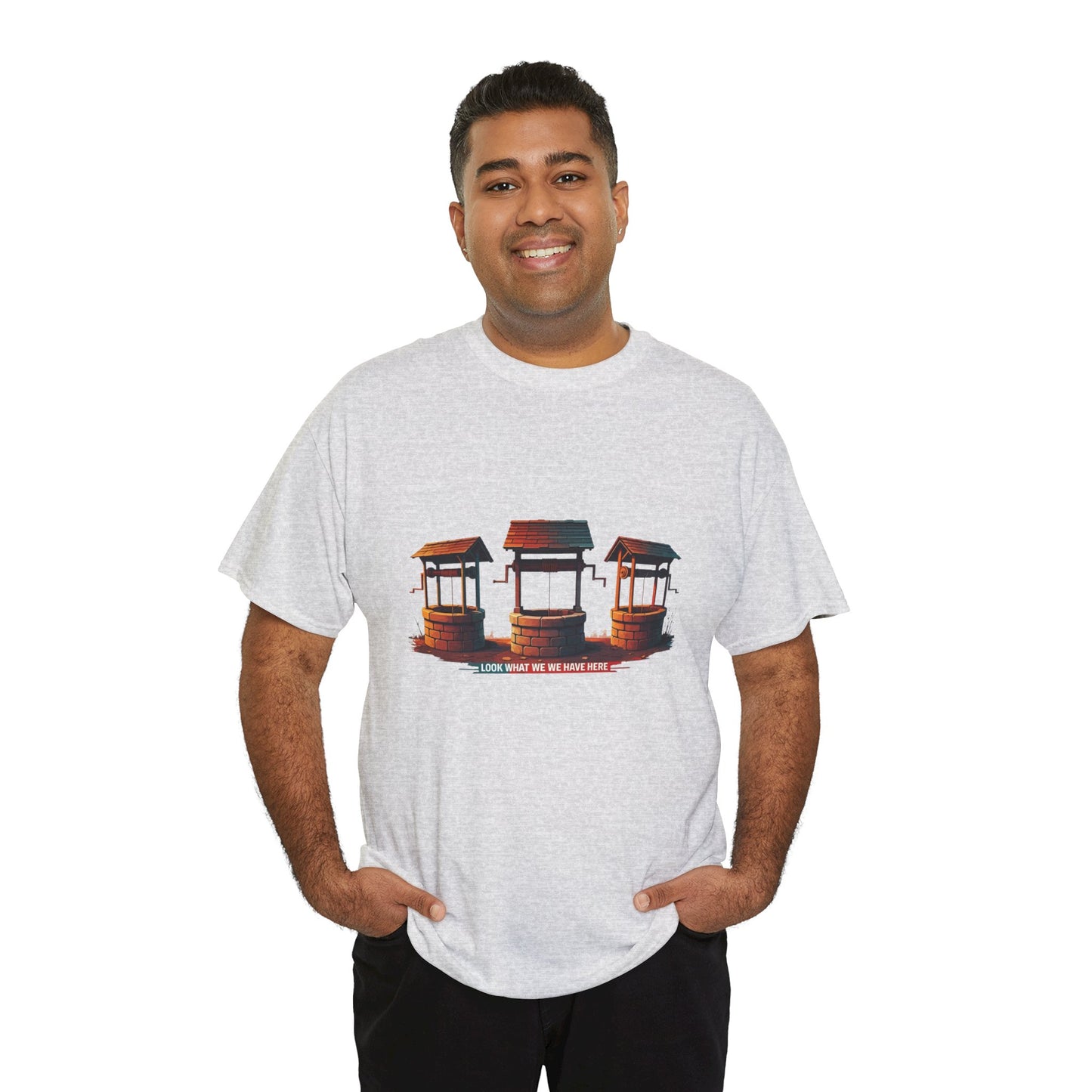 Funny “Well Well Well” T-Shirt • Pun Graphic Tee with Wishing Wells • Retro Vintage Humor Shirt • Gift for Pun Lovers & Joke Fans