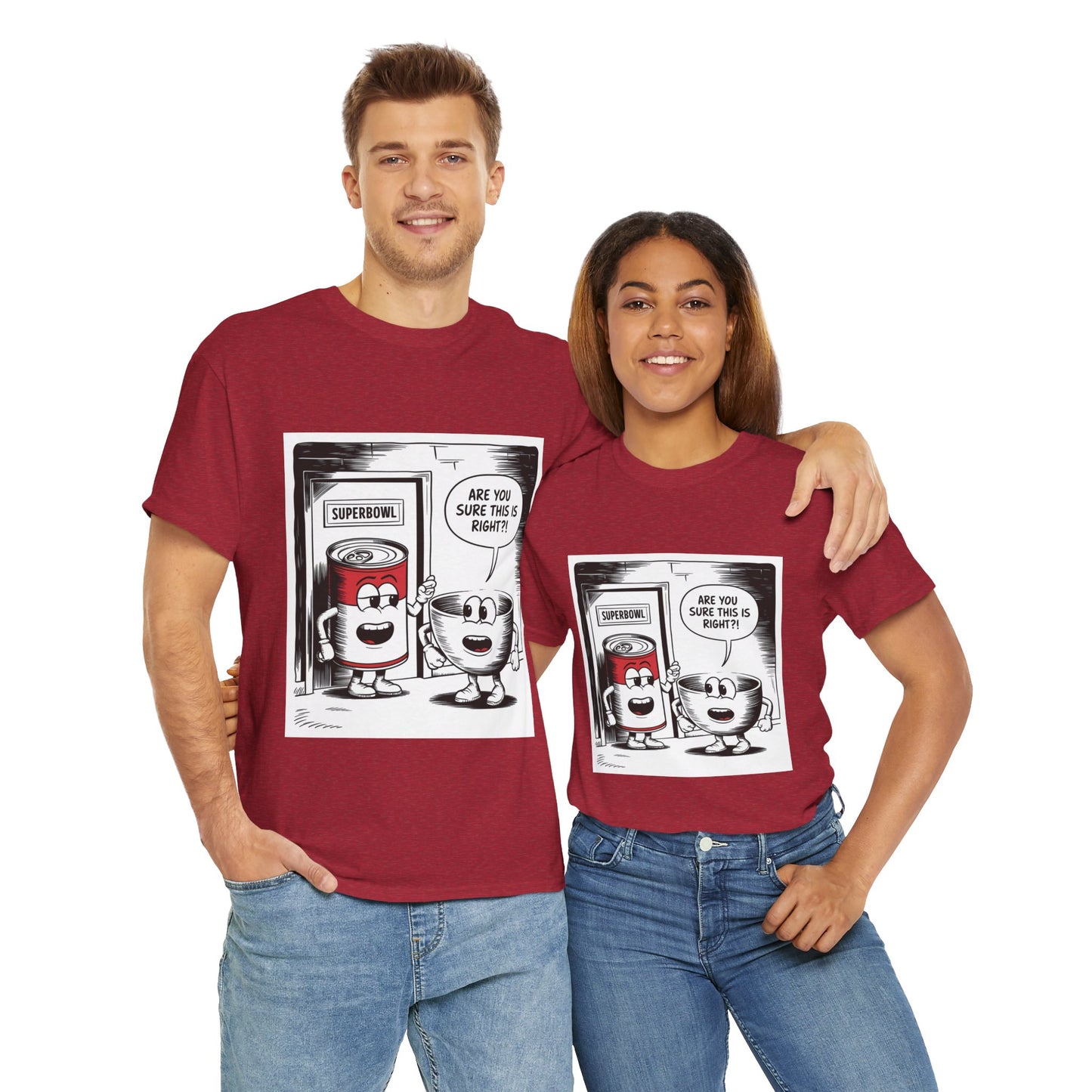 Comic Unisex Tee - Superbowl Design