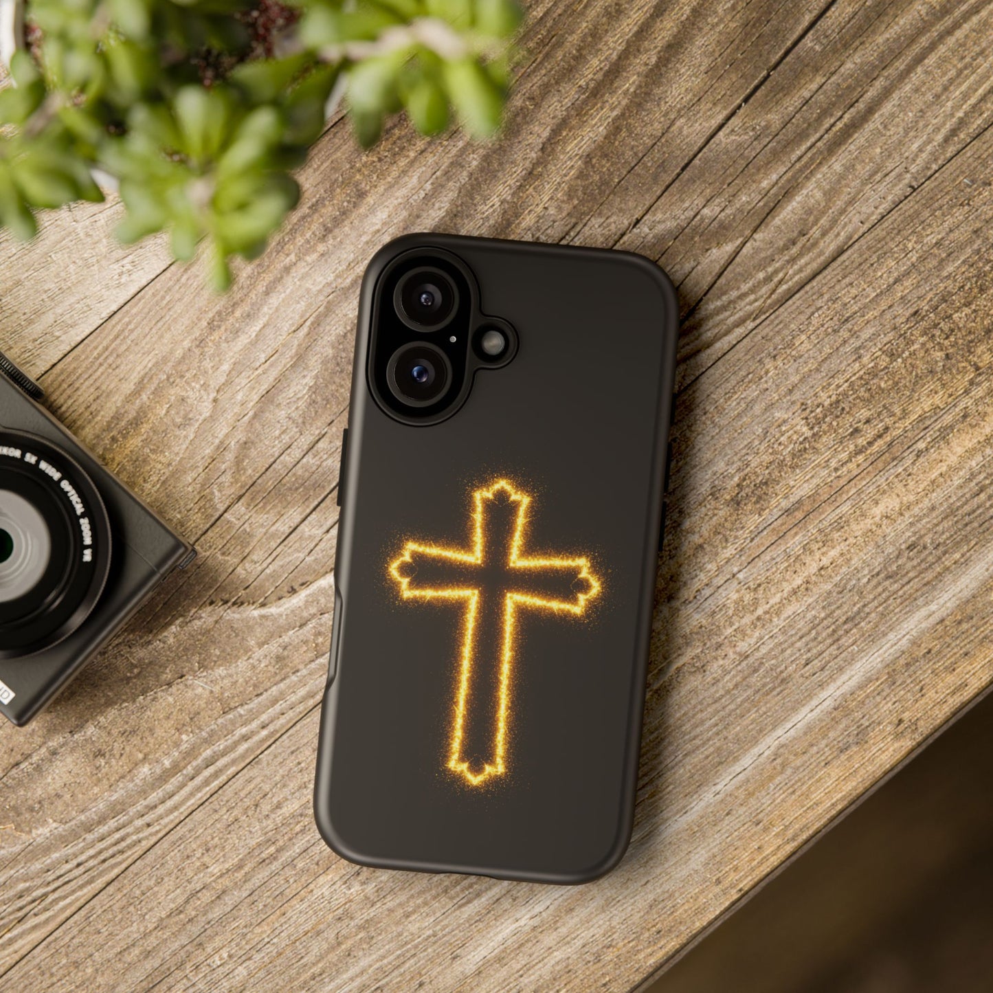 Glowing Cross Phone Case - Faith-Inspired Tough Cases