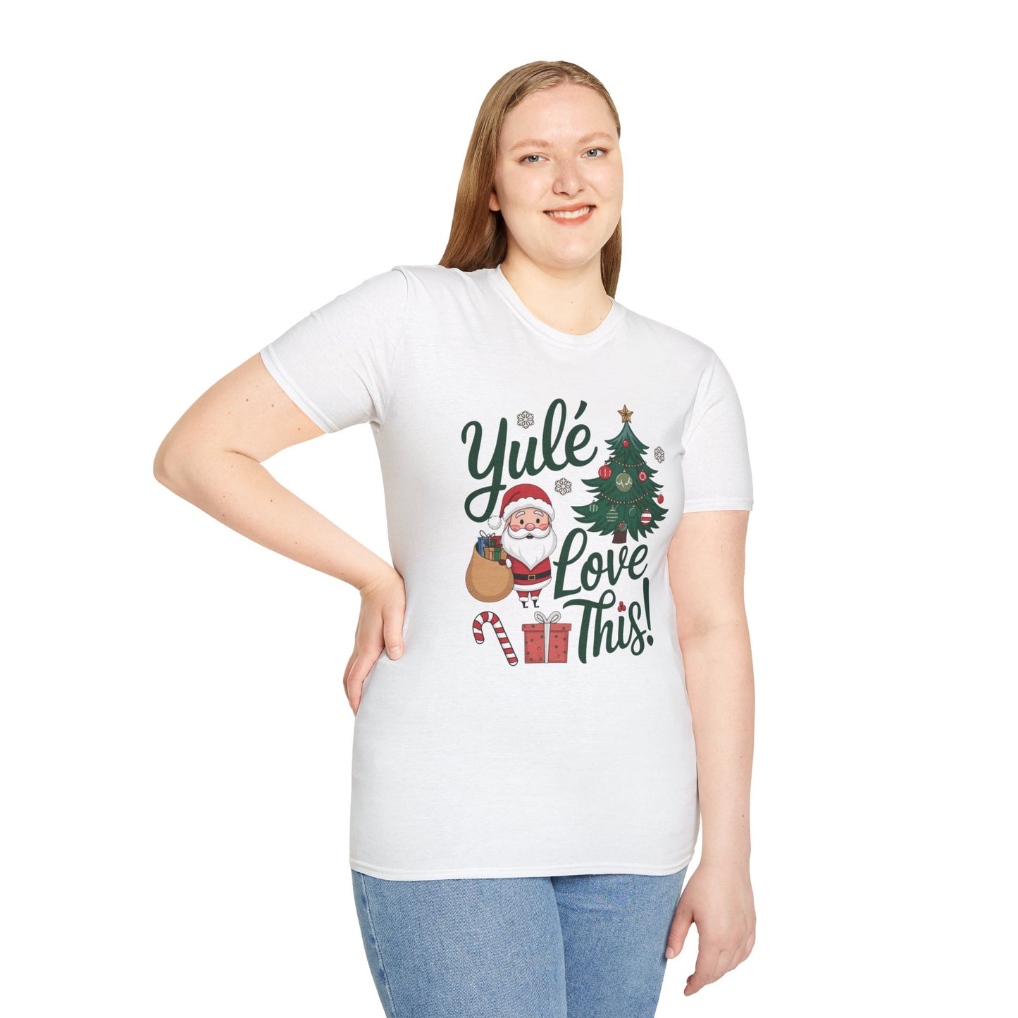Yulé Love This Christmas T-Shirt, Funny Santa Holiday Tee, Cute Pun Xmas Shirt, Festive Unisex Top, Fun Gift For Friends And Family