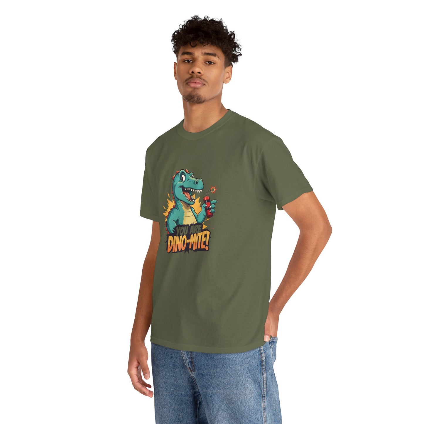 You Are Dino-Mite T-Shirt – Funny Dinosaur Graphic Tee | Cute T-Rex Shirt for Kids & Adults | Unisex Dino Lover Gift | Explosion Design