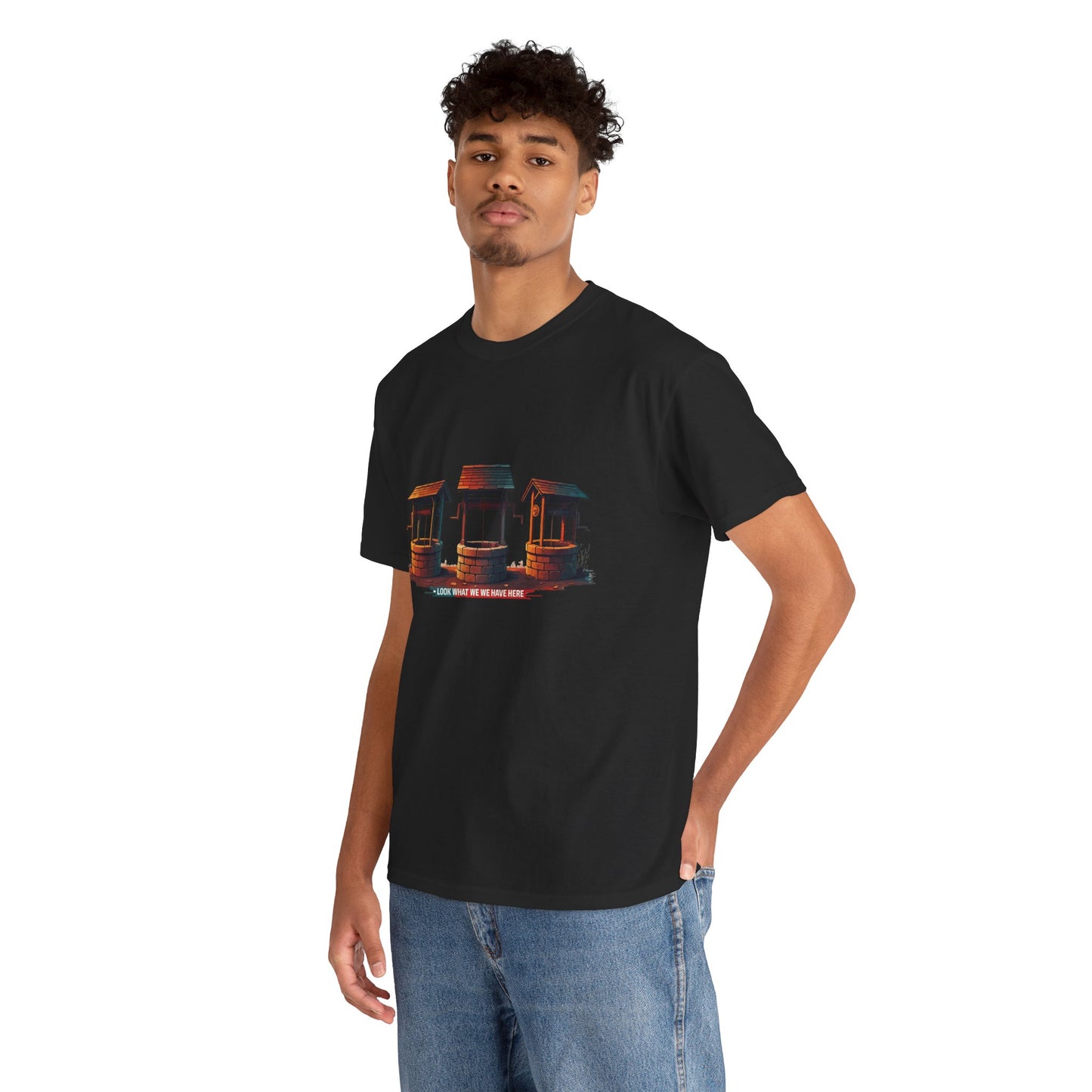 Funny “Well Well Well” T-Shirt • Pun Graphic Tee with Wishing Wells • Retro Vintage Humor Shirt • Gift for Pun Lovers & Joke Fans