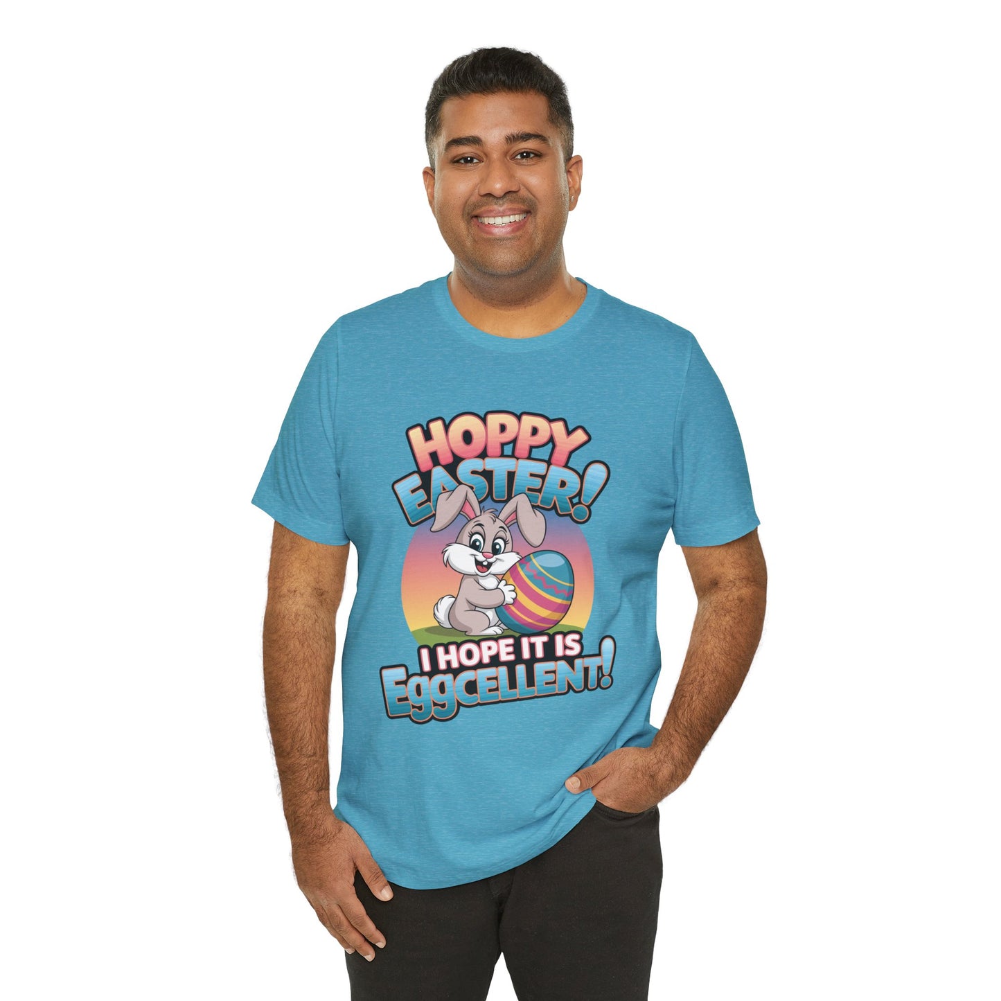 Happy Easter Unisex Tee Easter Shirt Easter Bunny T Shirt Easter Apparel Easter Bunny Outfit