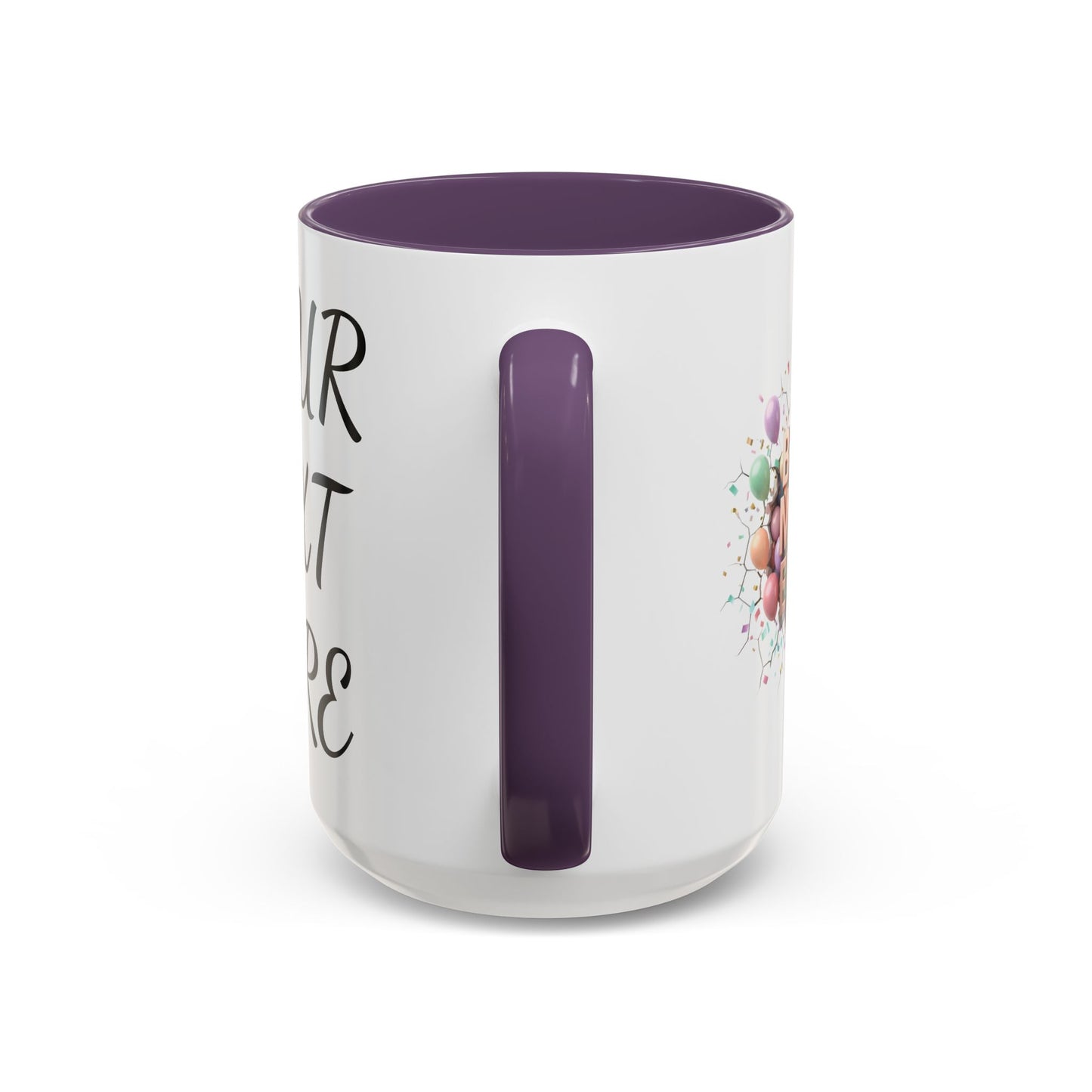 Personalized Mom Mug, Best Mom Ever Gift, Custom Name Coffee Cup, 3D Balloon Design, Mothers Day Gift, New Mom Gift 2025, Custom Mug