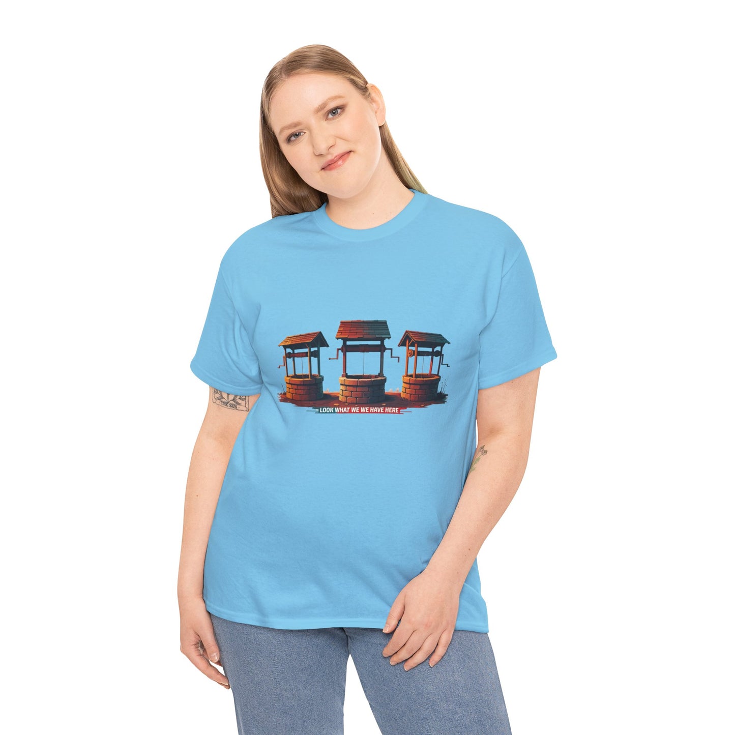 Funny “Well Well Well” T-Shirt • Pun Graphic Tee with Wishing Wells • Retro Vintage Humor Shirt • Gift for Pun Lovers & Joke Fans