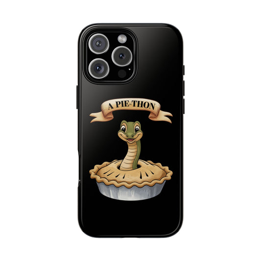 iPhone Case - 'Pie-Thon' Snake Pie Funny Tough Case