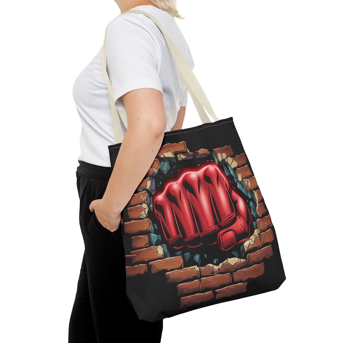 Red Fist Tote Bag