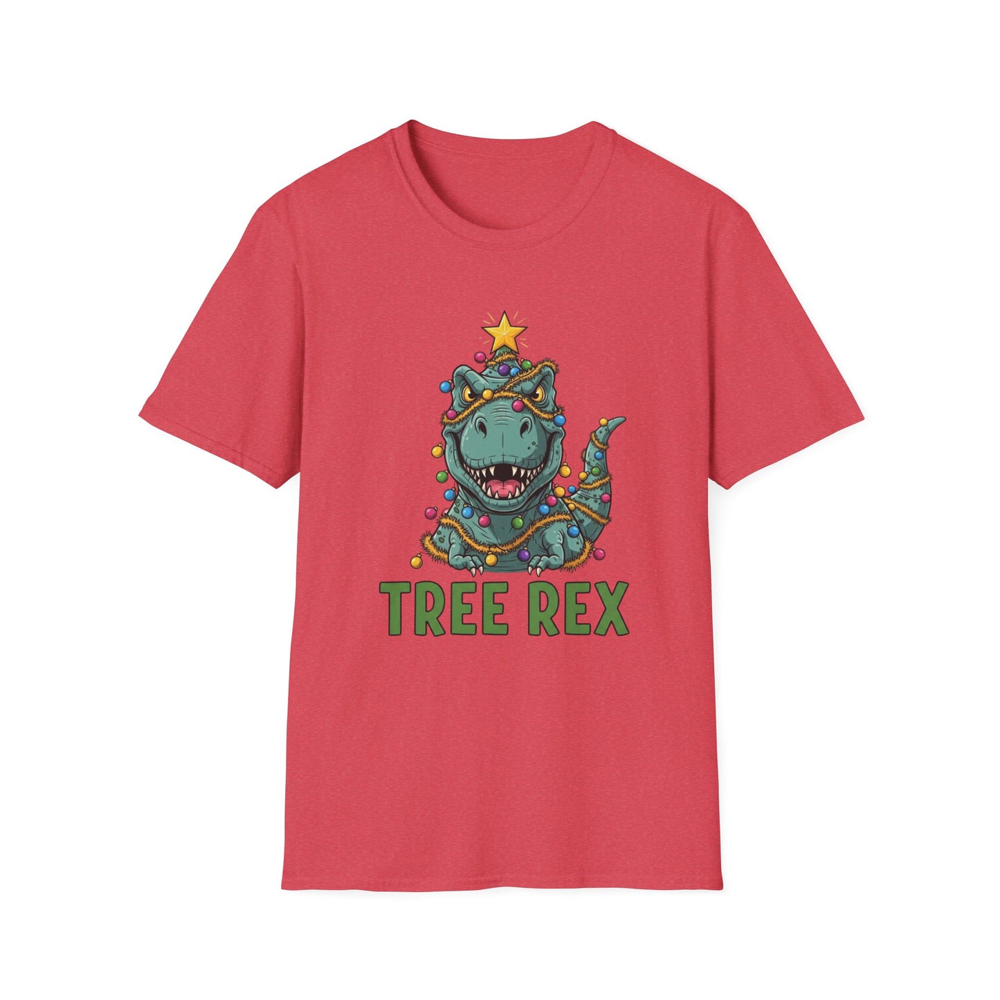Tree Rex T-Shirt, Dinosaur Christmas Tee, Funny Holiday Dino Shirt, Tree Rex Dinosaur Xmas Graphic Tee, Cute Winter Gift Tee