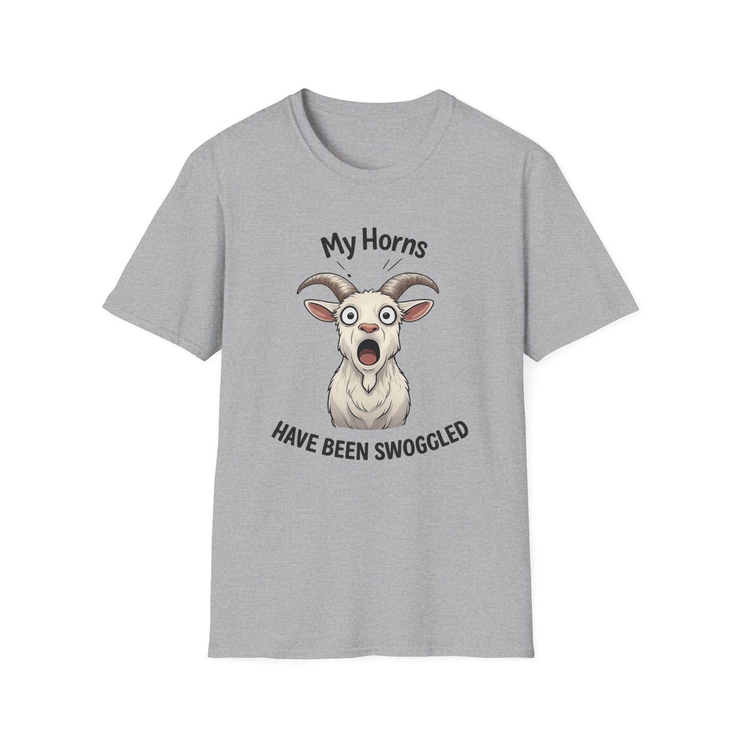 Funny Goat Shirt, Hornswoggled Shirt, My Horns Have Been Swoggled, Goat Pun T Shirt, Animal Humor Tee, Silly Wordplay Shirt