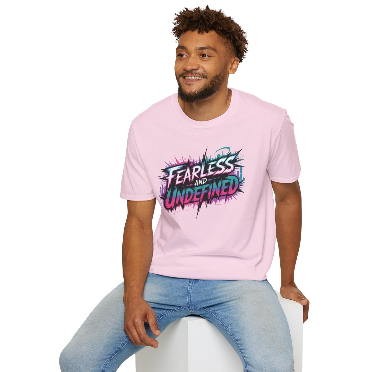 Fearless And Undefined T-Shirt, KPop Anime Inspired Graphic Tee, Empowering Quote Shirt, Bold Aesthetic Top For Fans, Dreamers, And Performers