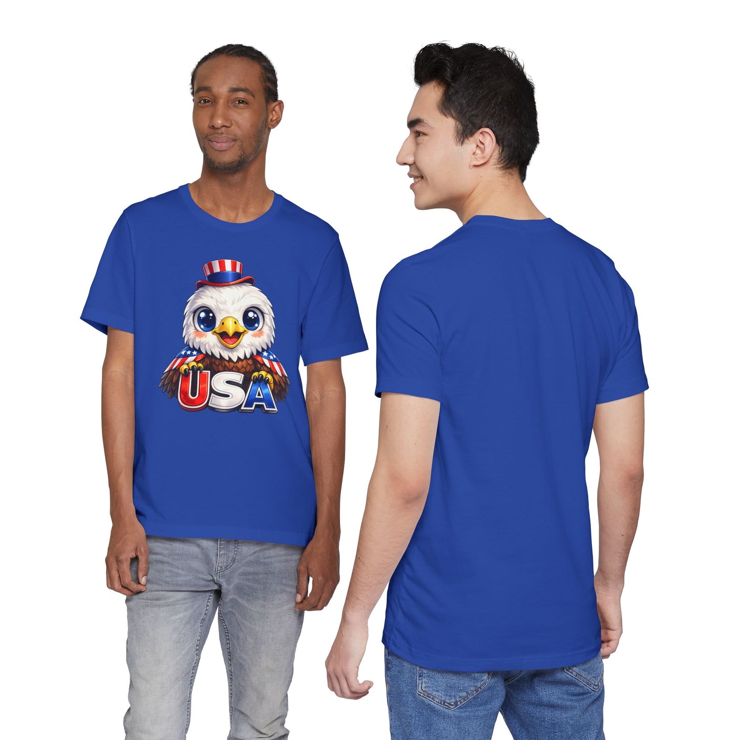 Cute USA Eagle Shirt, Patriotic Eagle T Shirt, Fourth Of July Shirt, American Flag Eagle Tee, Freedom Graphic Shirt, USA Pride Top