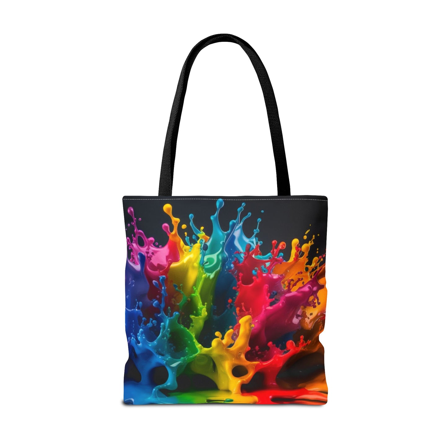 Colorful Splash Tote Bag - Vibrant Art for Every Occasion