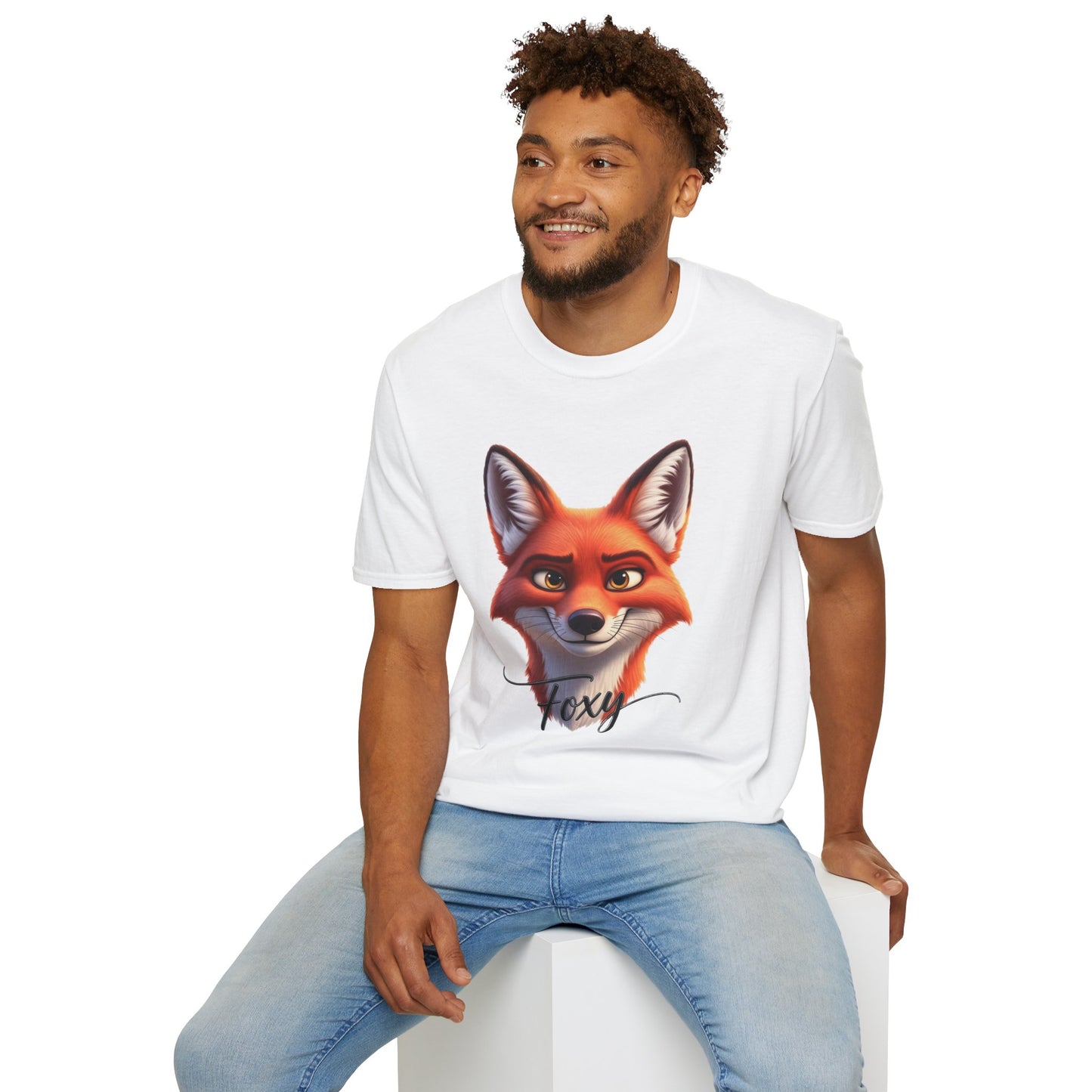 Foxy T-Shirt, Cute Fox Graphic Tee, Animal Lover Shirt, Fun And Confident Top, Playful Pun Gift, Soft Cotton Tee For Everyday Wear