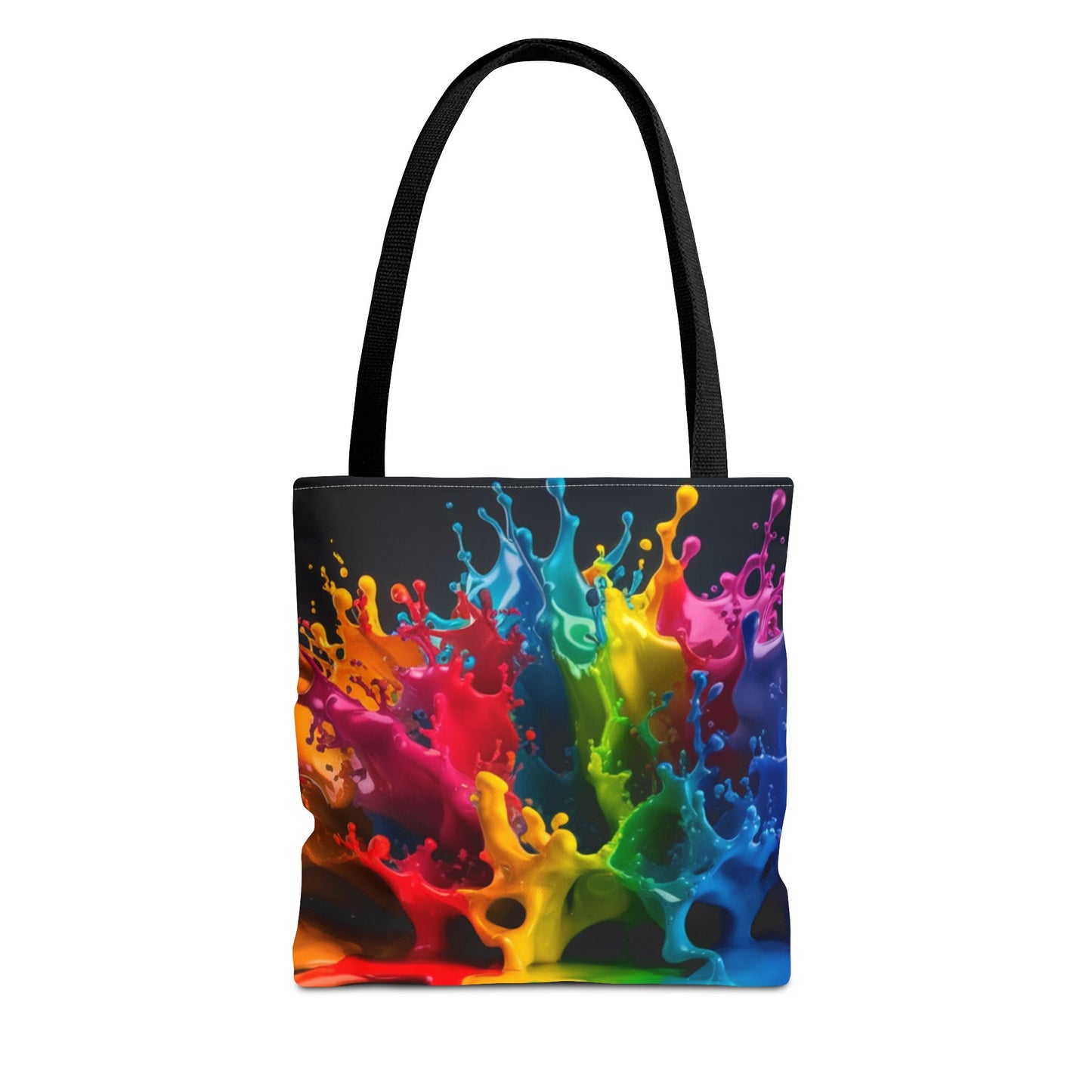 Colorful Splash Tote Bag - Vibrant Art for Every Occasion