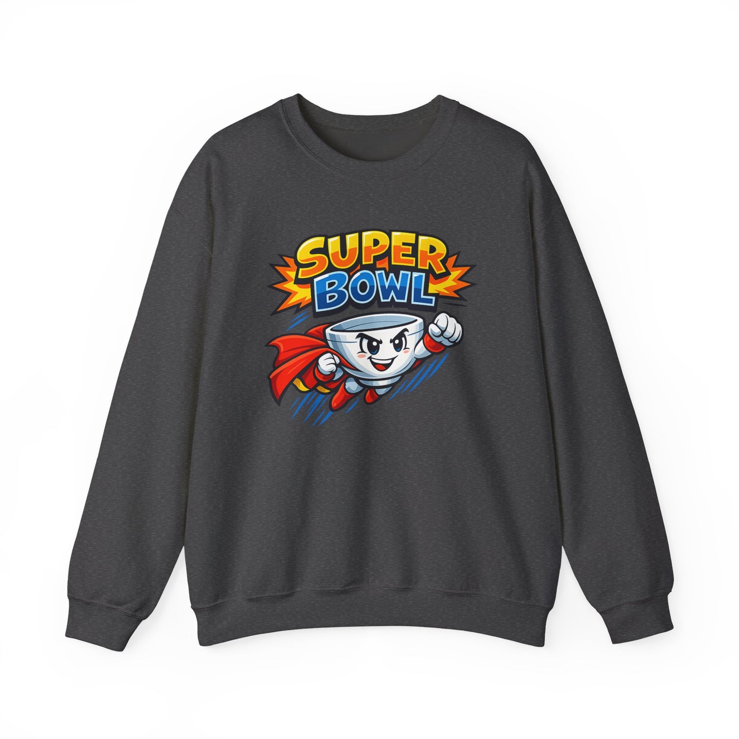 Super Bowl Sweatshirt, Funny Super Bowl Crewneck, Football Party Sweatshirt, Game Day Pullover, Bowl Pun Shirt, Unisex Graphic Crew