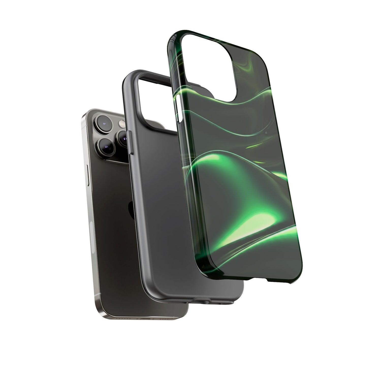 iPhone Case - Fluid Metallic Design
