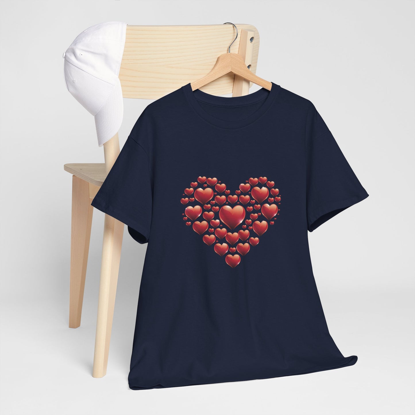 Heart Of Hearts Shirt, Minimal Valentine Shirt, Red Heart Graphic Tee, Love Aesthetic T Shirt, Valentine Gift Shirt