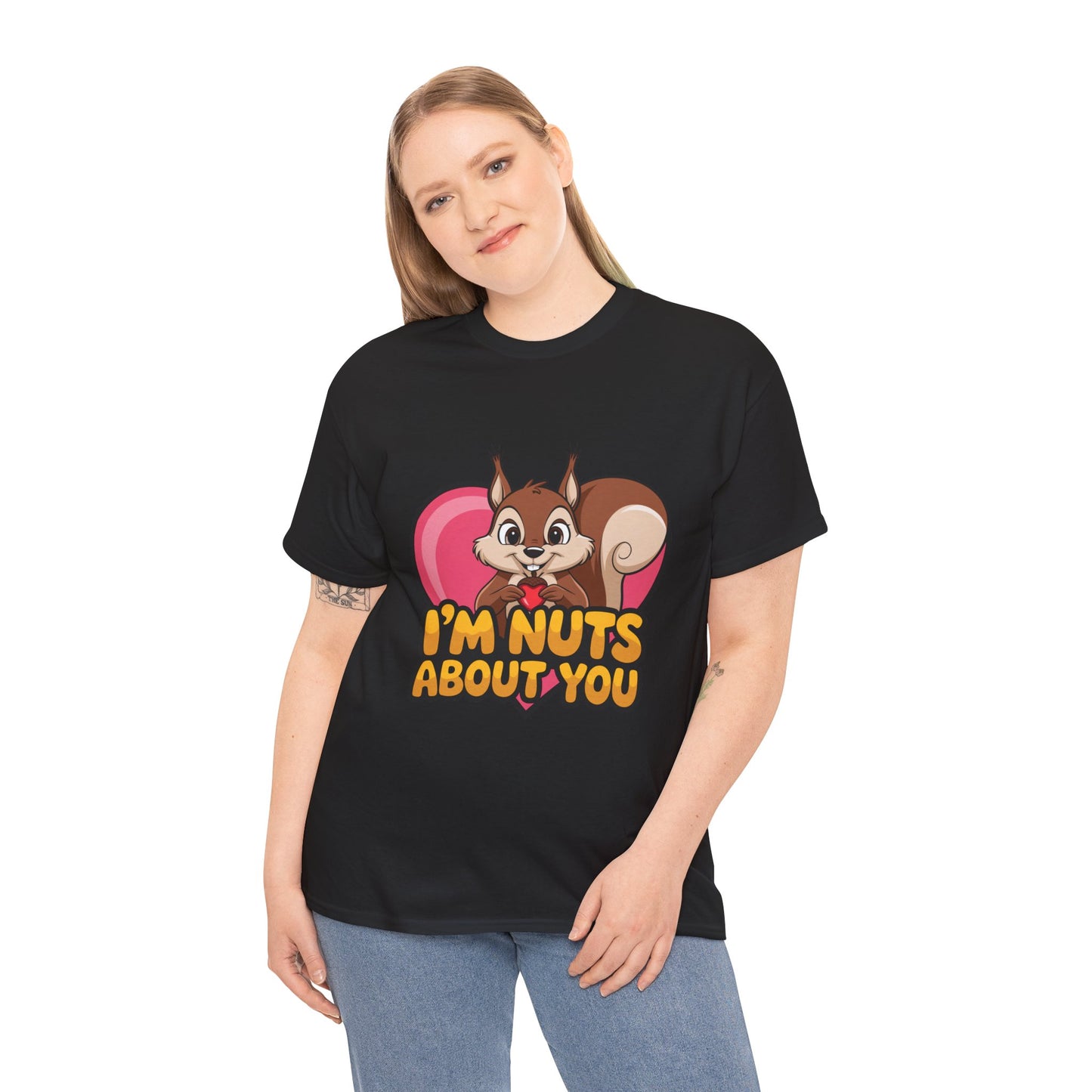 I’m Nuts About You Shirt, Funny Valentine Shirt, Squirrel Love T Shirt, Cute Animal Pun Tee, Valentine Gift For Him Her