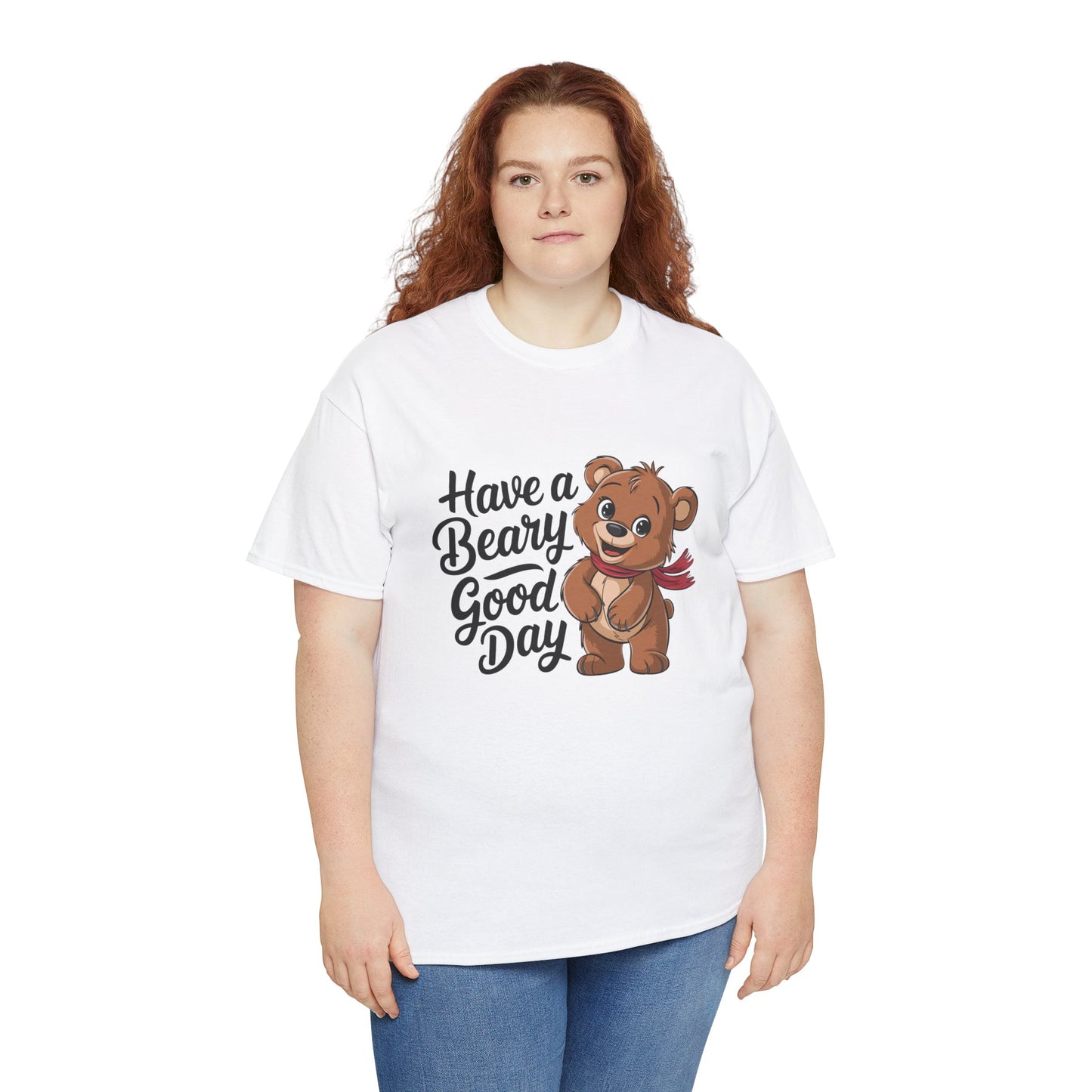 Bear Graphic Tee, Cute Bear Shirt, Funny Animal Tee, Bear Lover Gift, Casual Bear Top, Have a Beary Good Day Shirt