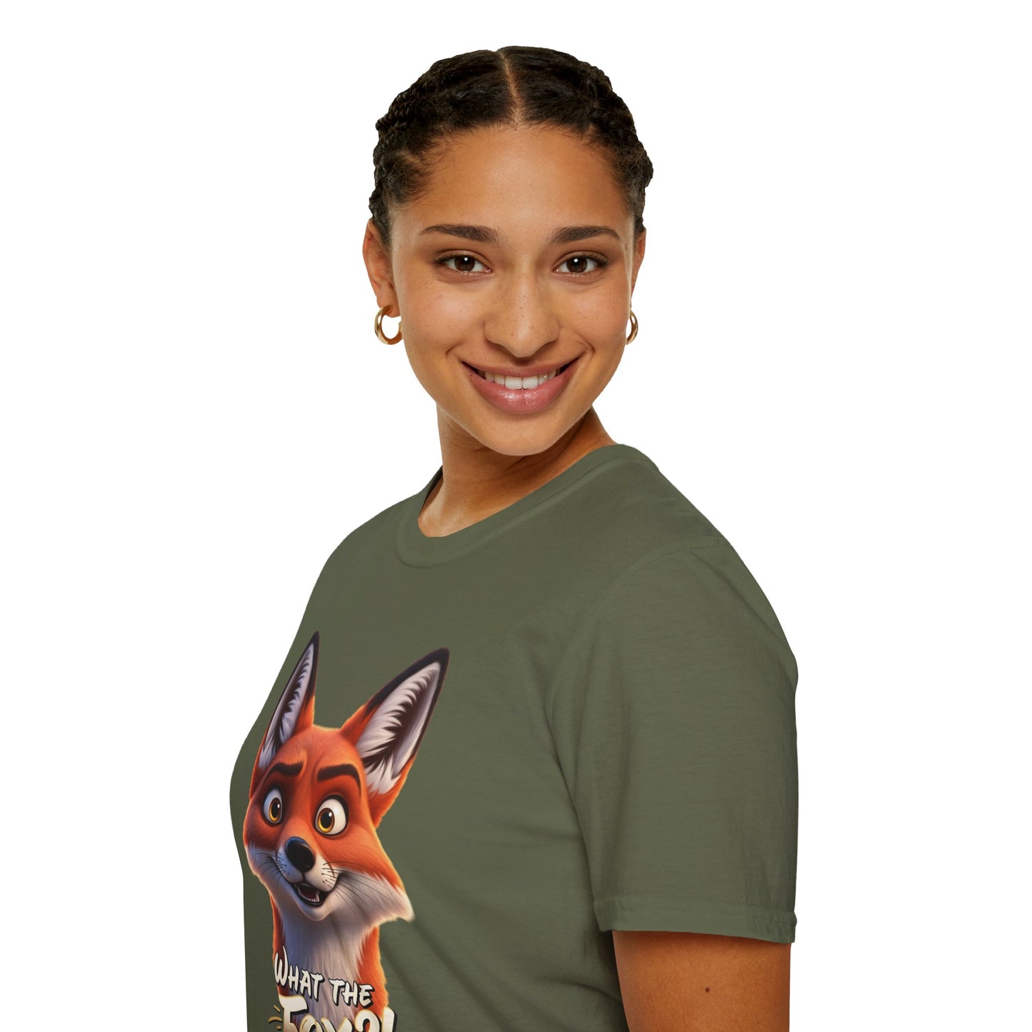 What The Fox T-Shirt, Funny Fox Graphic Tee, Animal Lover Shirt, Cute Pun Gift, Woodland Animal Top, Fun Casual Shirt For Men And Women