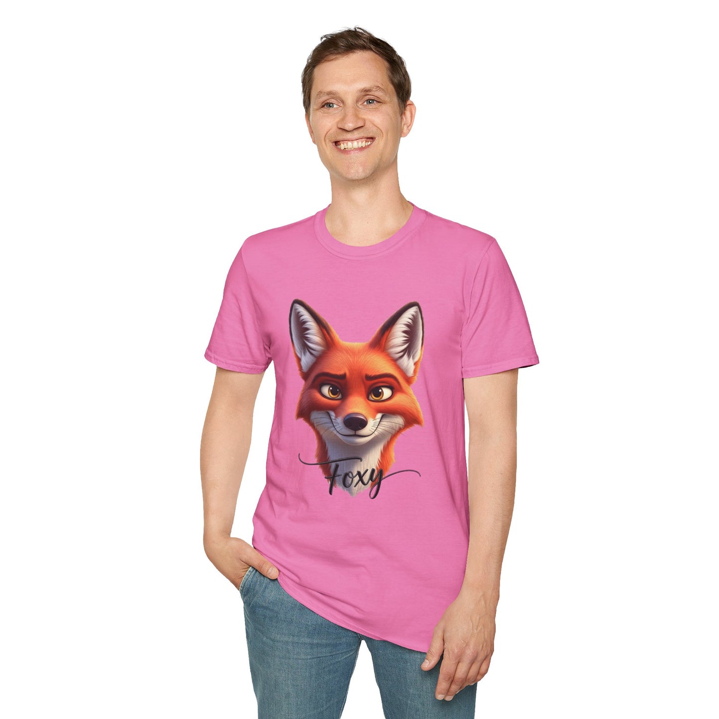 Foxy T-Shirt, Cute Fox Graphic Tee, Animal Lover Shirt, Fun And Confident Top, Playful Pun Gift, Soft Cotton Tee For Everyday Wear