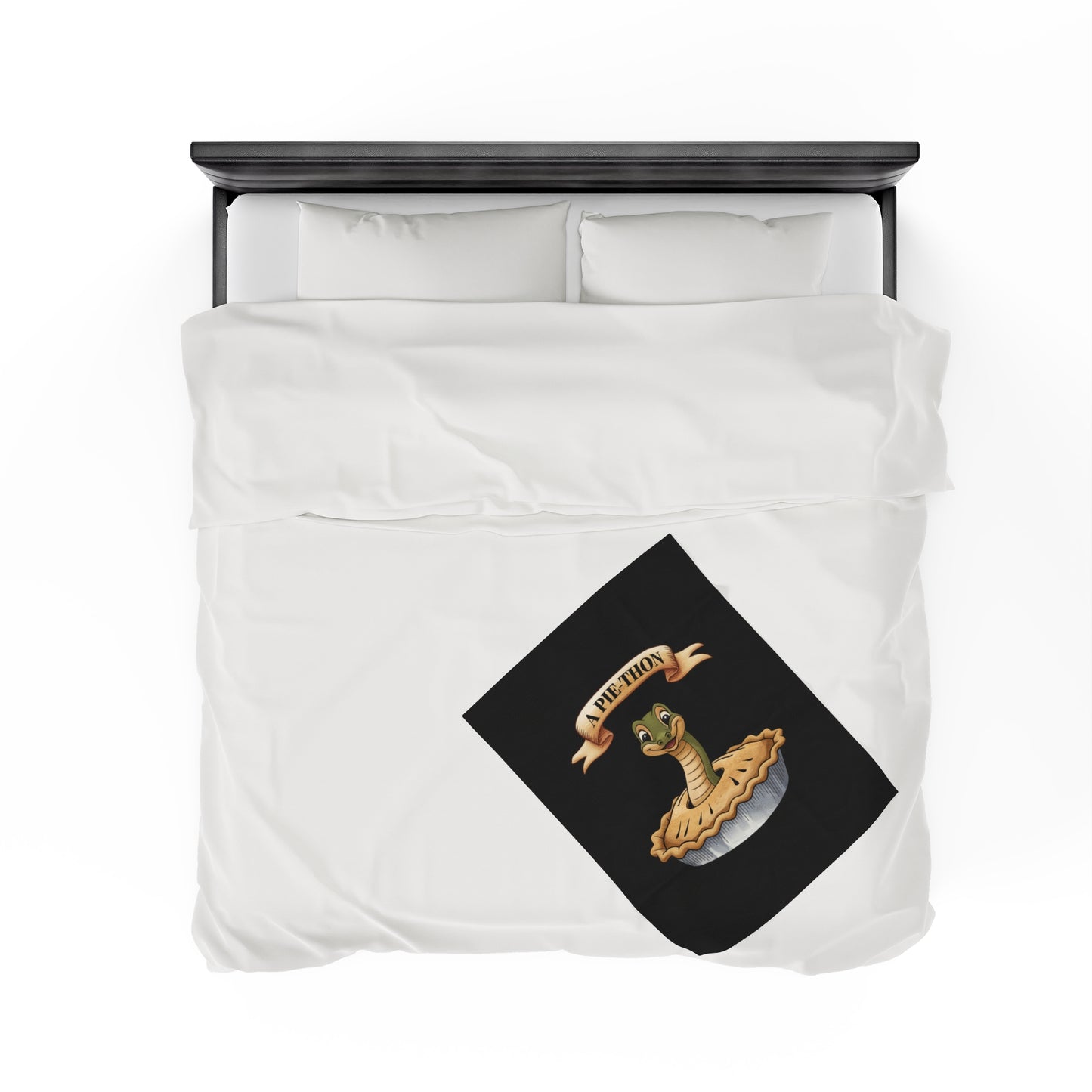 Velveteen Plush Blanket - Snake Pie-Thon Joke