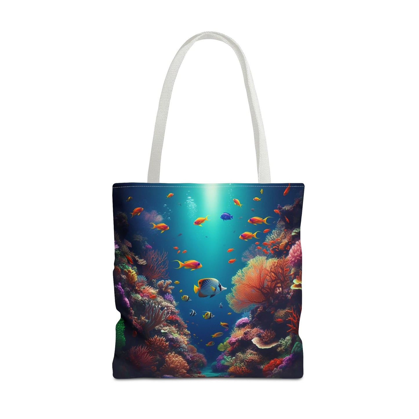 Coral Reef Illustrated Tote Bag