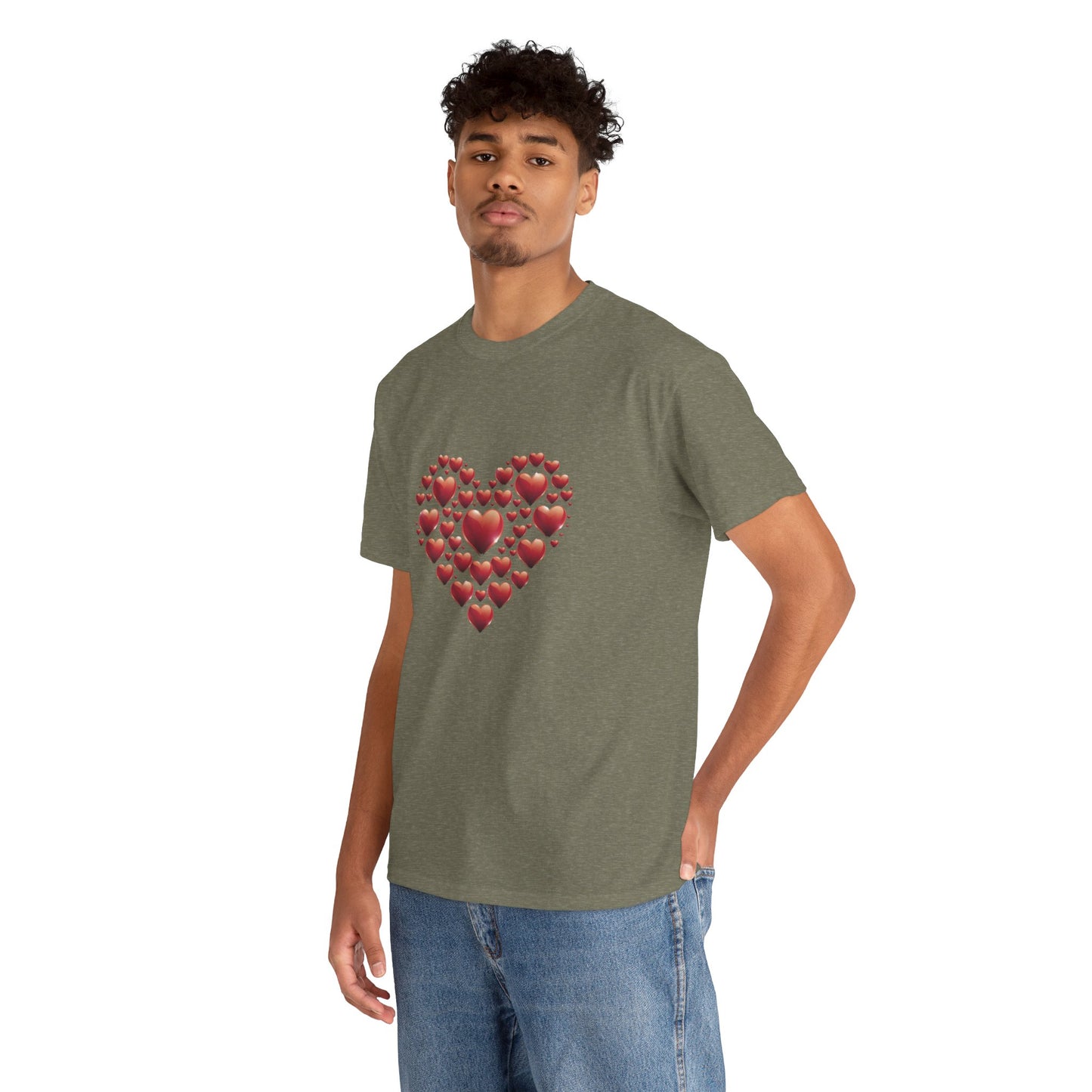 Heart Of Hearts Shirt, Minimal Valentine Shirt, Red Heart Graphic Tee, Love Aesthetic T Shirt, Valentine Gift Shirt