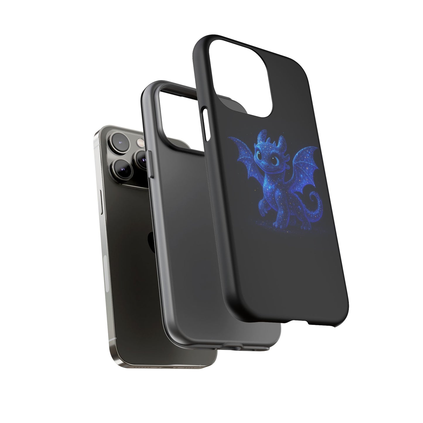 Galaxy Dragon iPhone Case - Cute Fantasy Star Phone Cover for iPhone Phones | Gift for Dragon Lover | Cosmic Creature Art