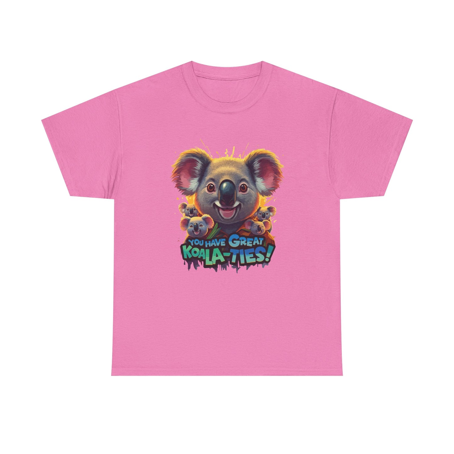 You Have Great Koala‑ties Tee – Cute Koala Pun T‑Shirt, Animal Lover Gift, Funny Wildlife Graphic, Unisex Casual Tee