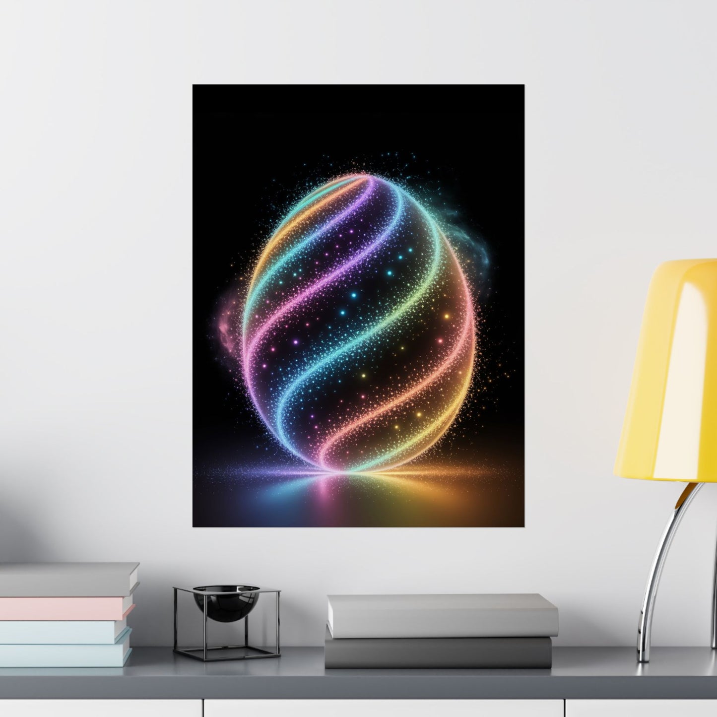 Easter Poster Bioluminescent Easter Egg Wall Art Easter Decor Easter Decoration