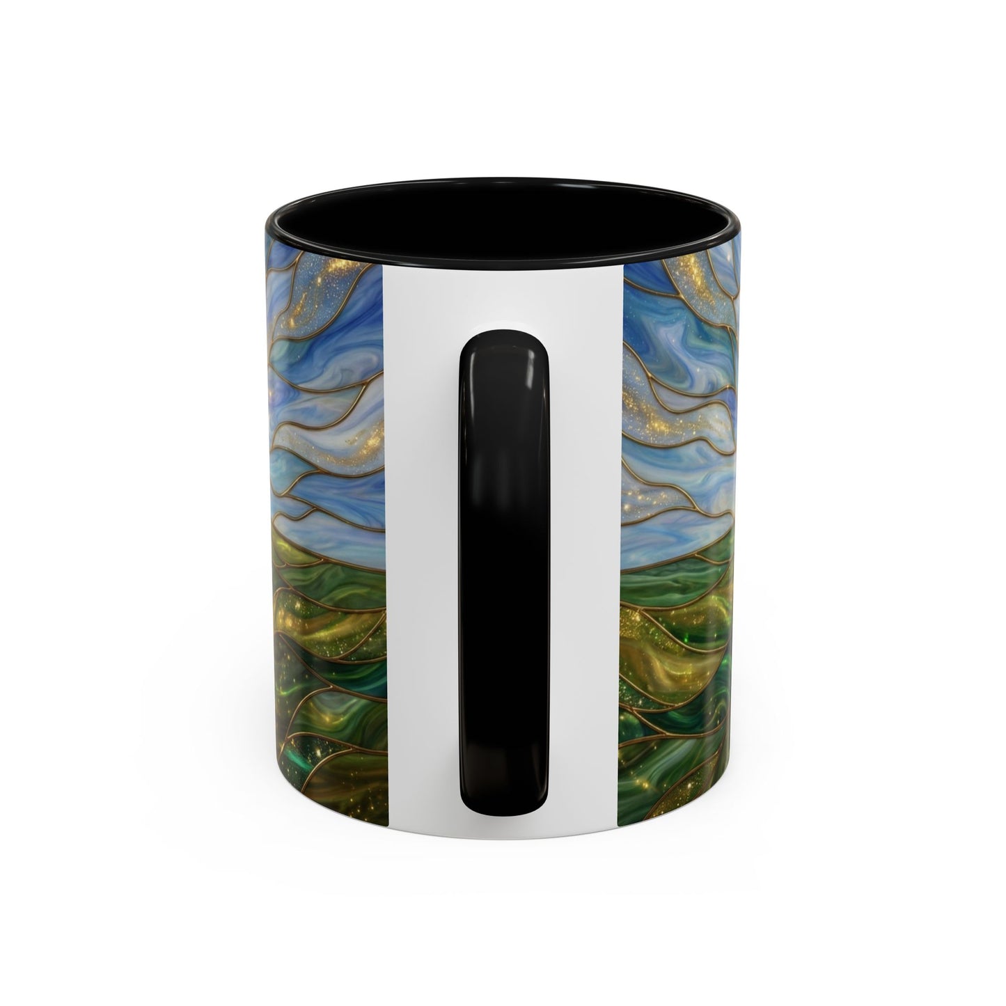 Stained Glass Horse Mug, Horse Coffee Mug, Running Horse Cup, Equestrian Gift Mug, Nature Art Mug, Horse Lover Gift