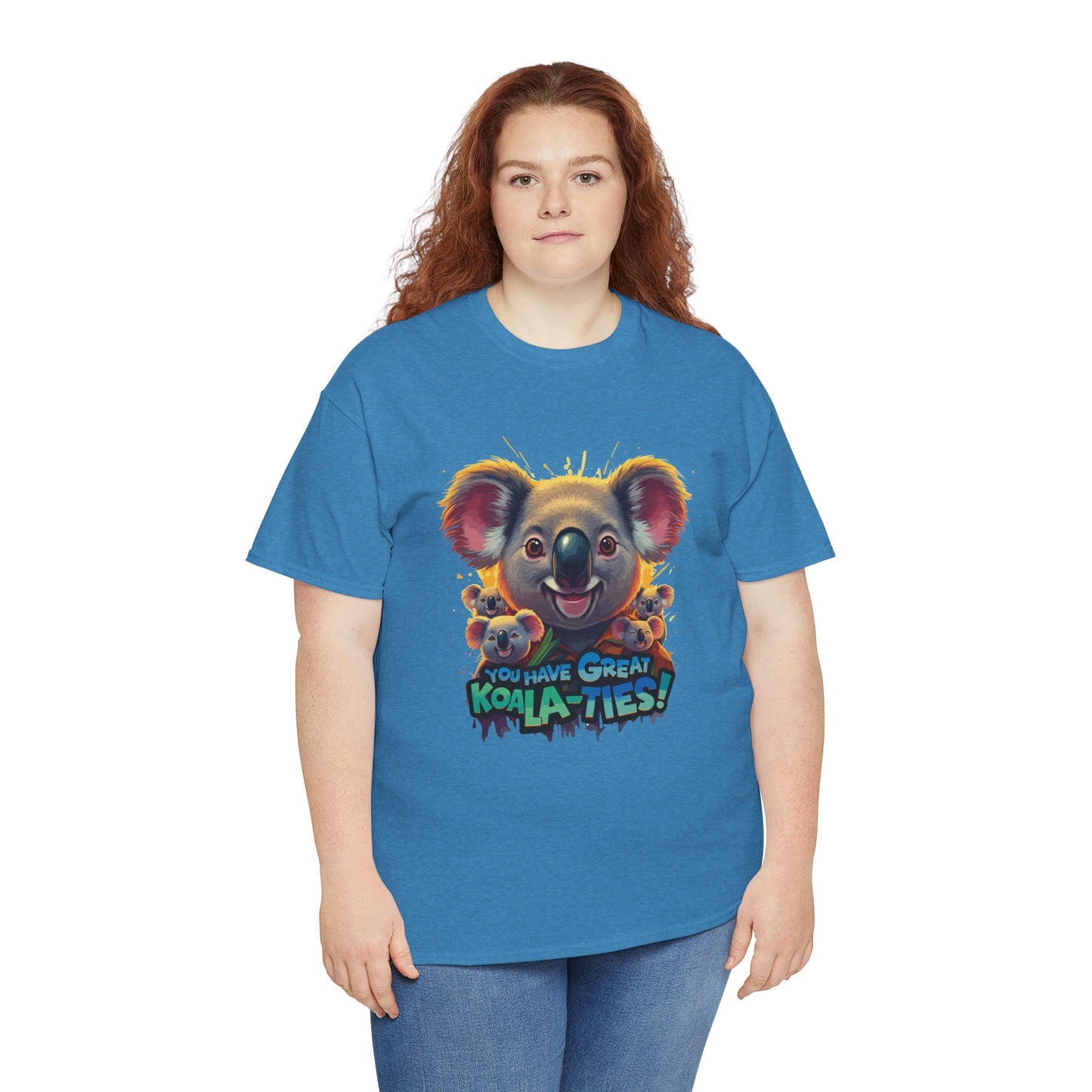 You Have Great Koala‑ties Tee – Cute Koala Pun T‑Shirt, Animal Lover Gift, Funny Wildlife Graphic, Unisex Casual Tee