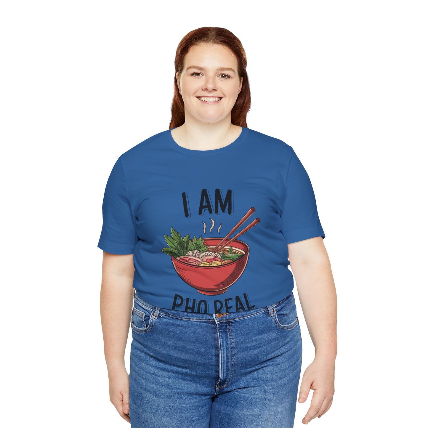 I Am Pho Real T-Shirt | Funny Pho Noodle Bowl Tee, Vietnamese Food Pun Shirt, Ramen & Noodle Lover Gift, Cute Asian Cuisine Graphic Top