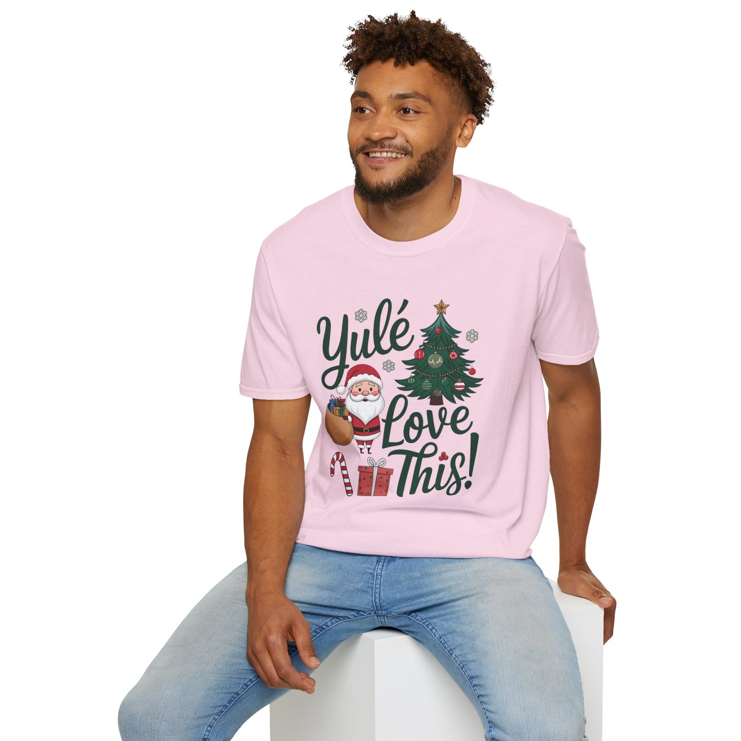 Yulé Love This Christmas T-Shirt, Funny Santa Holiday Tee, Cute Pun Xmas Shirt, Festive Unisex Top, Fun Gift For Friends And Family
